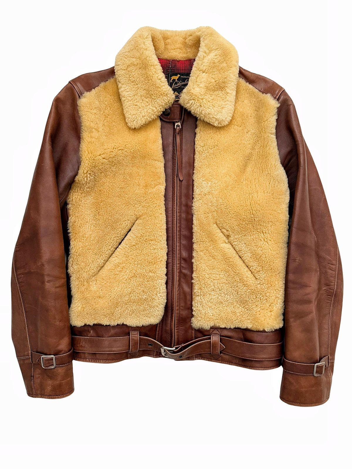 Toyo Enterprises 1930’s Laskinlamb Horsehide Re-edition Grizzly Sherpa Jacket Size US M / EU 48-50 / 2 - 1 Thumbnail