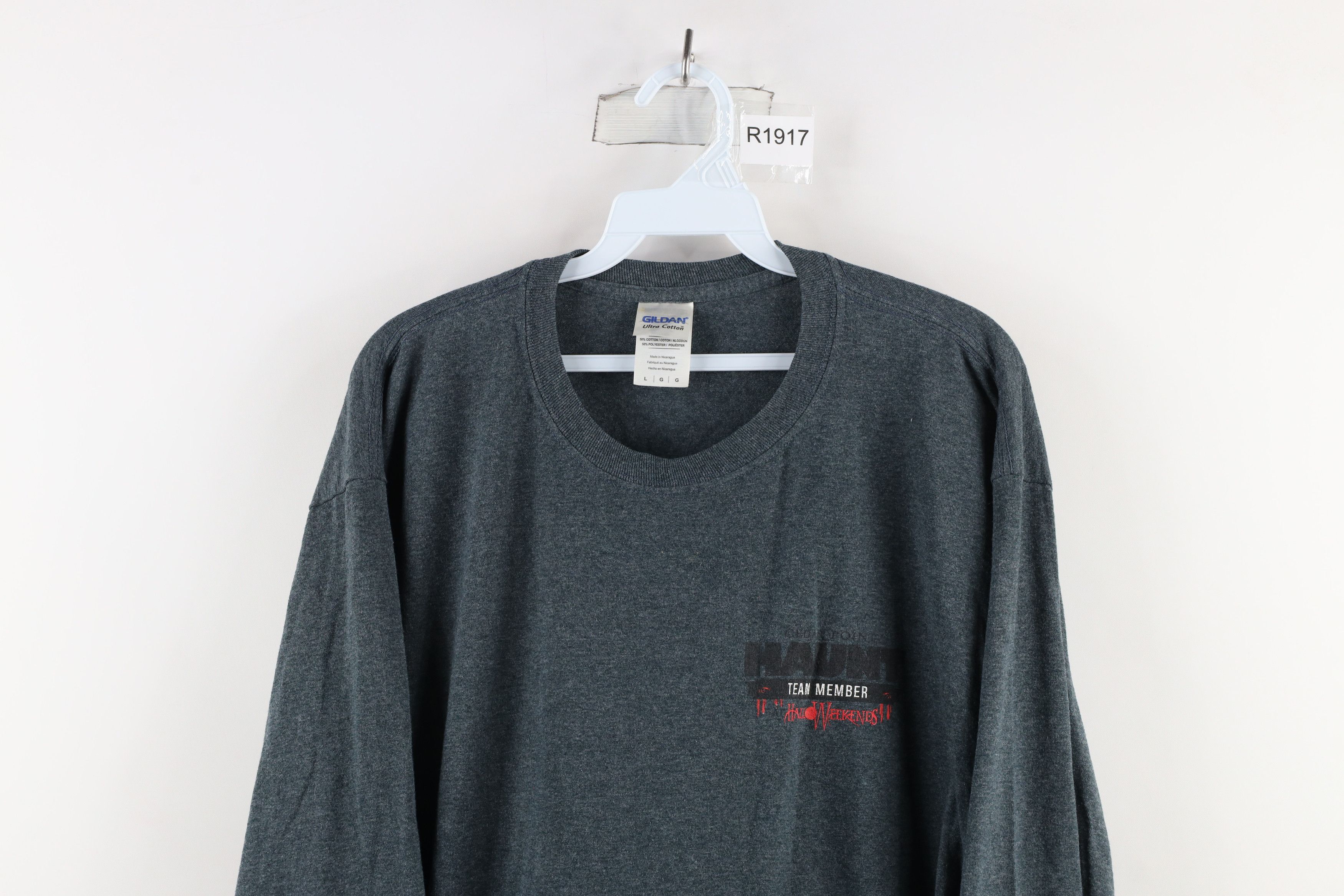 Vintage Vintage Point Haunt HalloWeekends Team Member T-Shirt Gray Size US L / EU 52-54 / 3 - 2 Thumbnail
