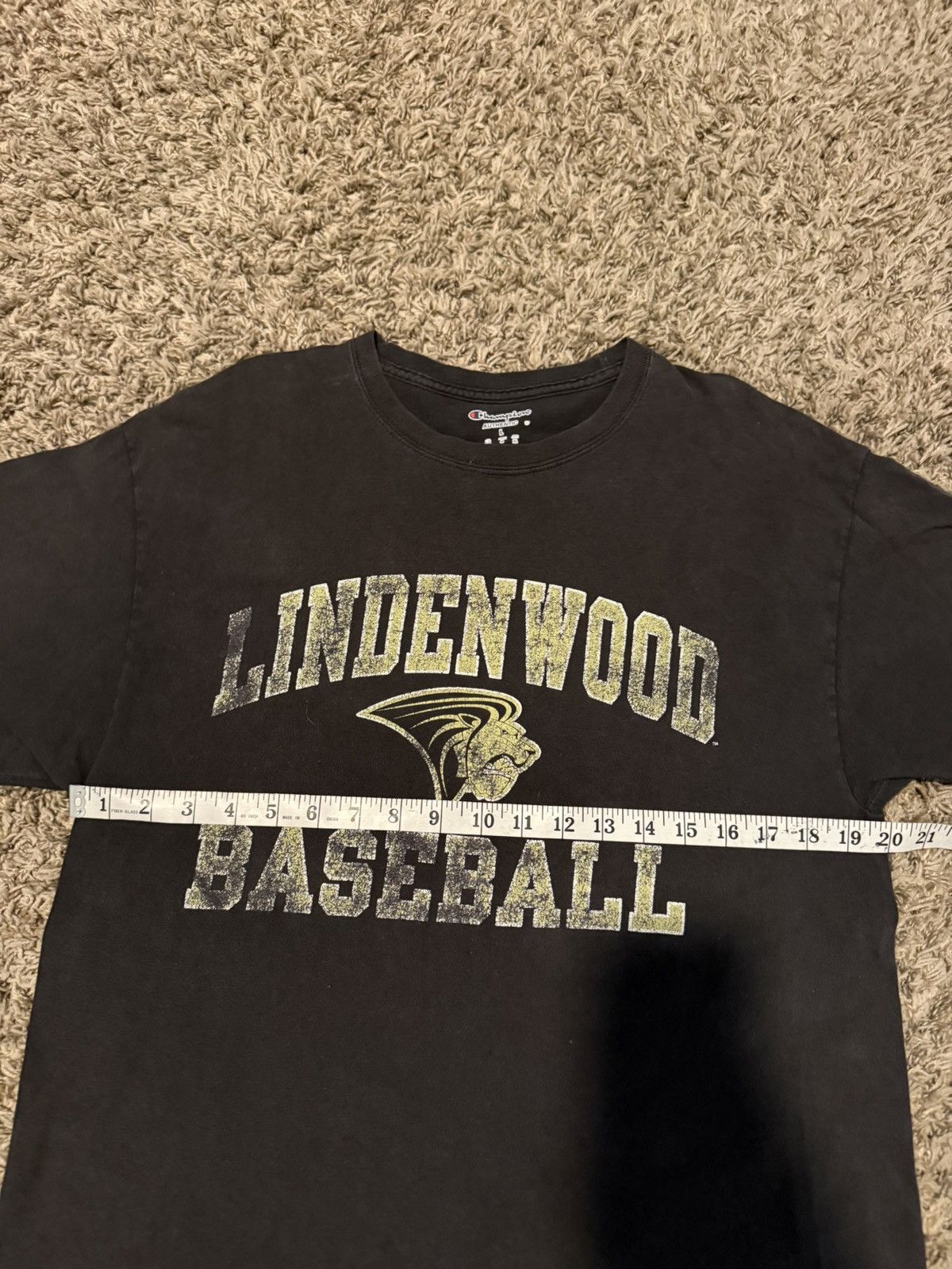 Champion Lindenwood vintage baseball shirt. Size US L / EU 52-54 / 3 - 2 Thumbnail