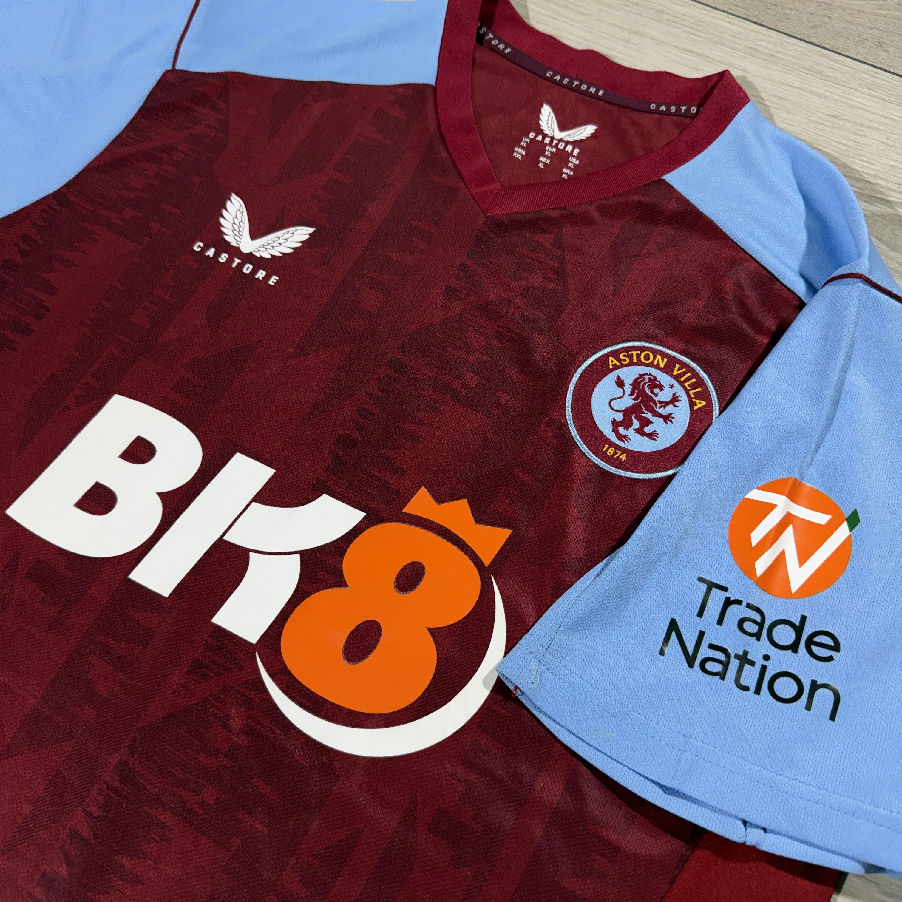 Castore Castore 2023-24 Aston Villa Home Football Jersey Size Fits L Size US L / EU 52-54 / 3 - 4 Thumbnail