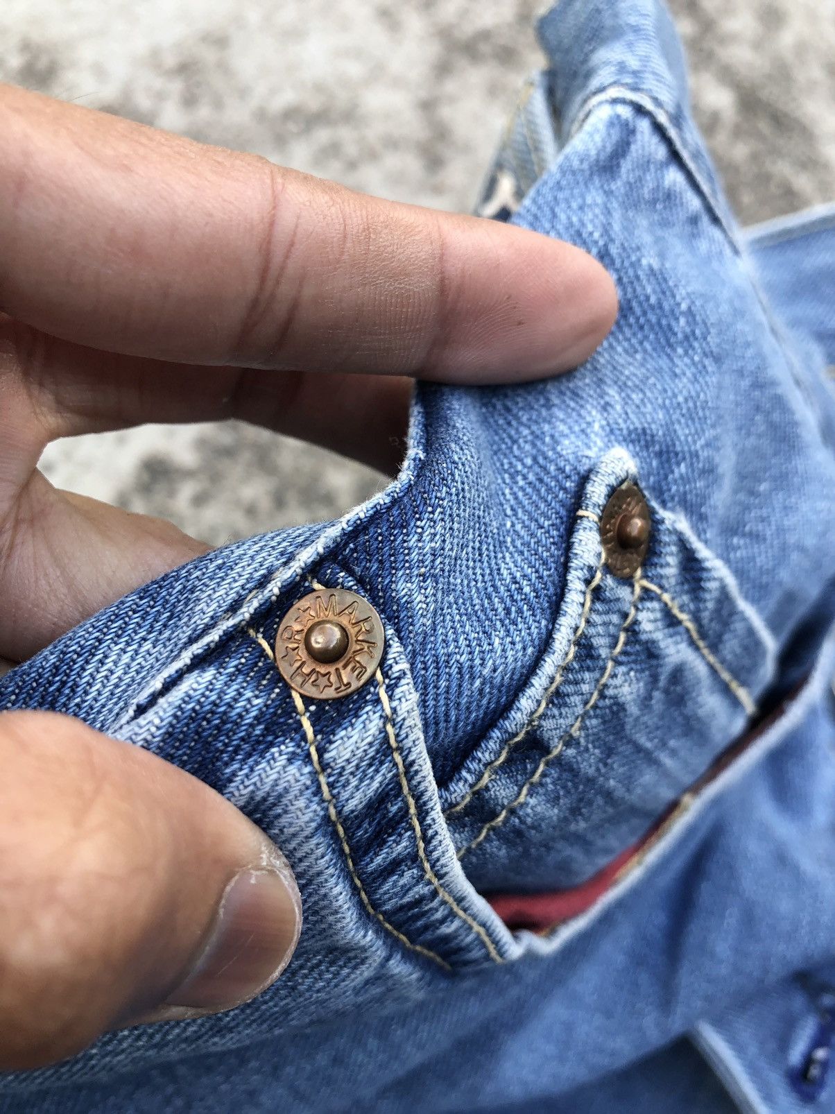 HOLLYWOOD RANCH MARKET × Japanese Brand SELVEDGE DENIM BY HR MARKET Size US 30 / EU 46 - 5 Thumbnail