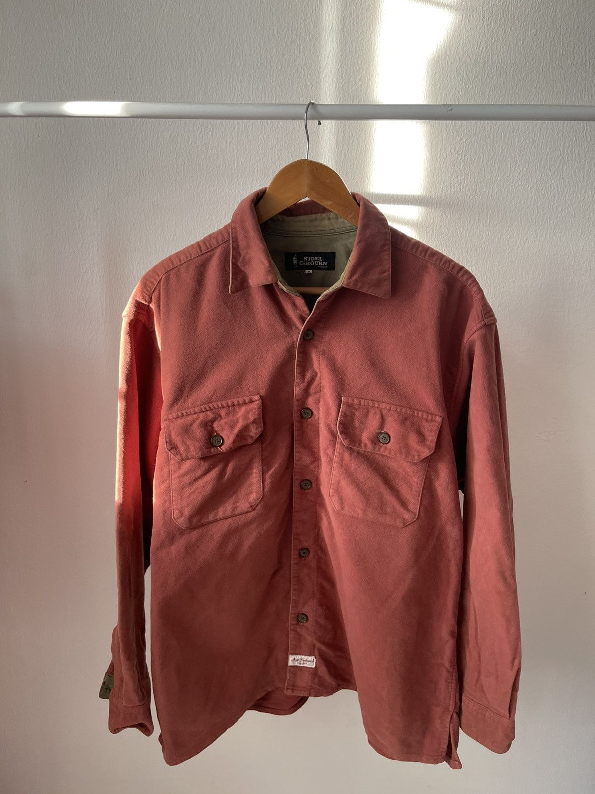 Nigel Cabourn 90s Nigel Carboun England Button up Size US XL / EU 56 / 4 - 2 Thumbnail
