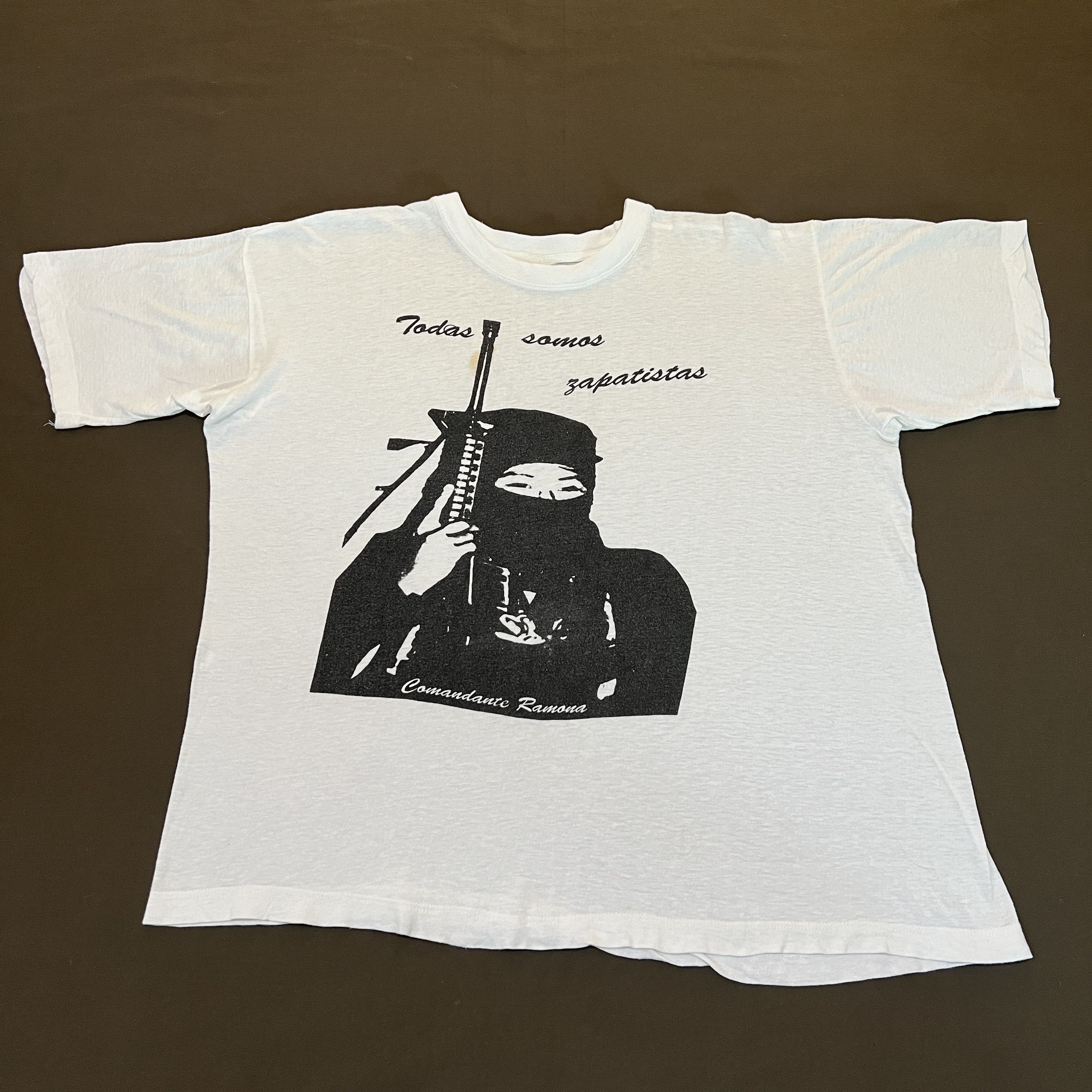 Rage Against The Machine Vtg Comandanta Ramona EZLN Zapatista Liberation Army Mexico Size US XL / EU 56 / 4 - 2 Thumbnail