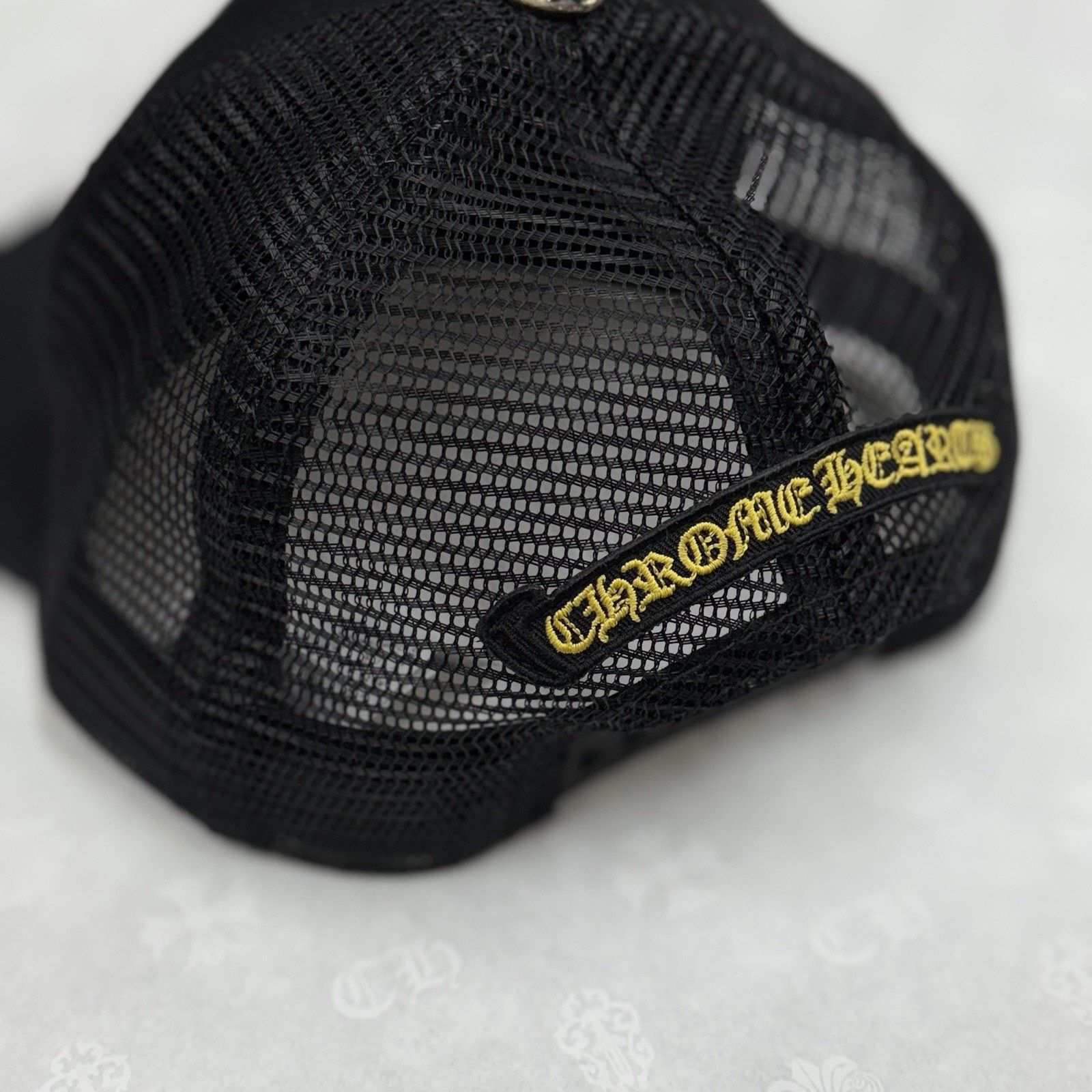 Chrome Hearts Chrome Hearts Plus Cross Seal Stamp Trucker Hat | GOOD COND! Size ONE SIZE - 7 Thumbnail