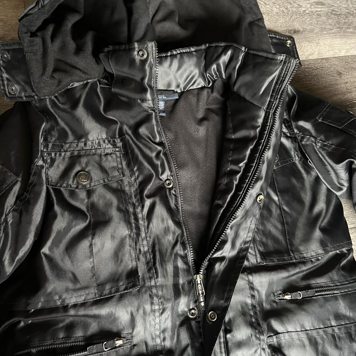 Rocawear Vintage Y2K Rocawear Classic Black Puffer Hooded Jacket Coat Size L / US 10 / IT 46 - 8 Thumbnail