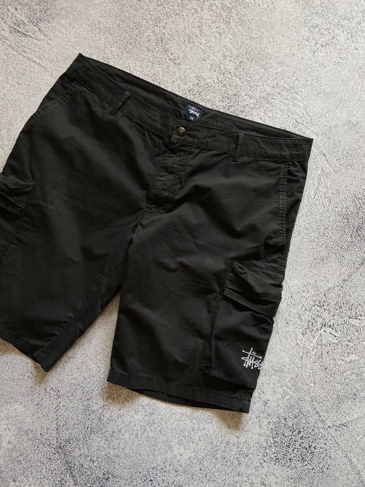Stussy Vintage Stussy Cargo Pockets Rare Street Skate Rap Style Size US 38 / EU 54 - 2 Thumbnail
