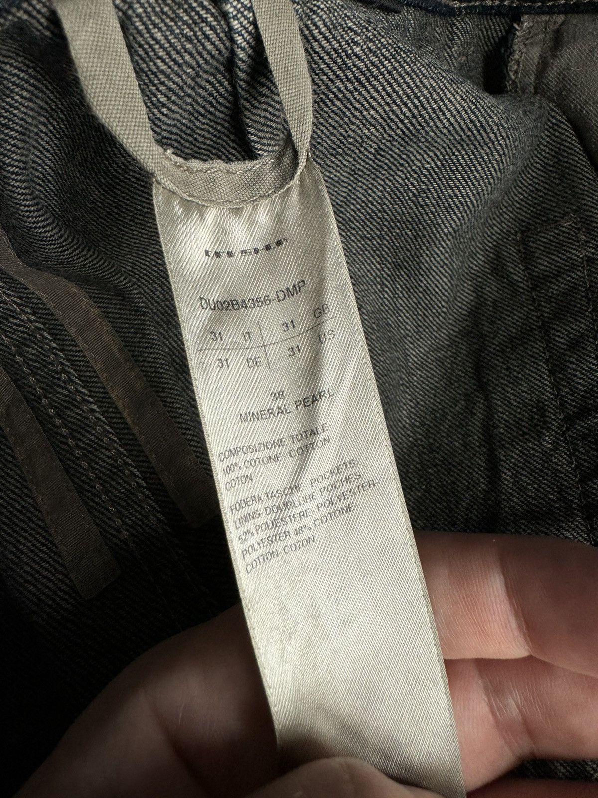 Rick Owens Brand New Rick Owens DRKSHDW Mineral Pearl Geth Jeans Size US 31 - 7 Thumbnail