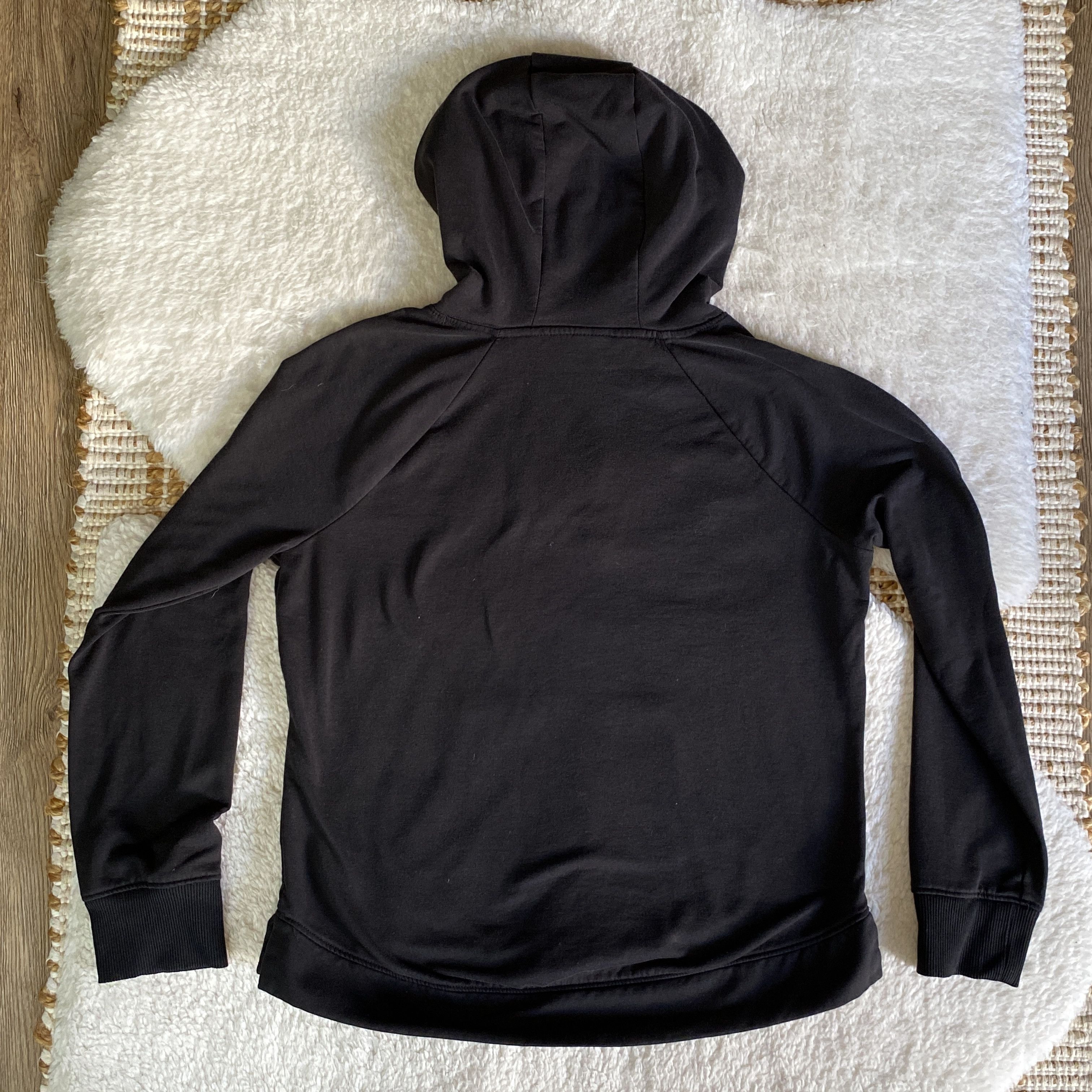 Athletic Works Athletic Works Black Pullover Hoodie Lined Kangaroo Pocket Size S / US 4 / IT 40 - 4 Thumbnail