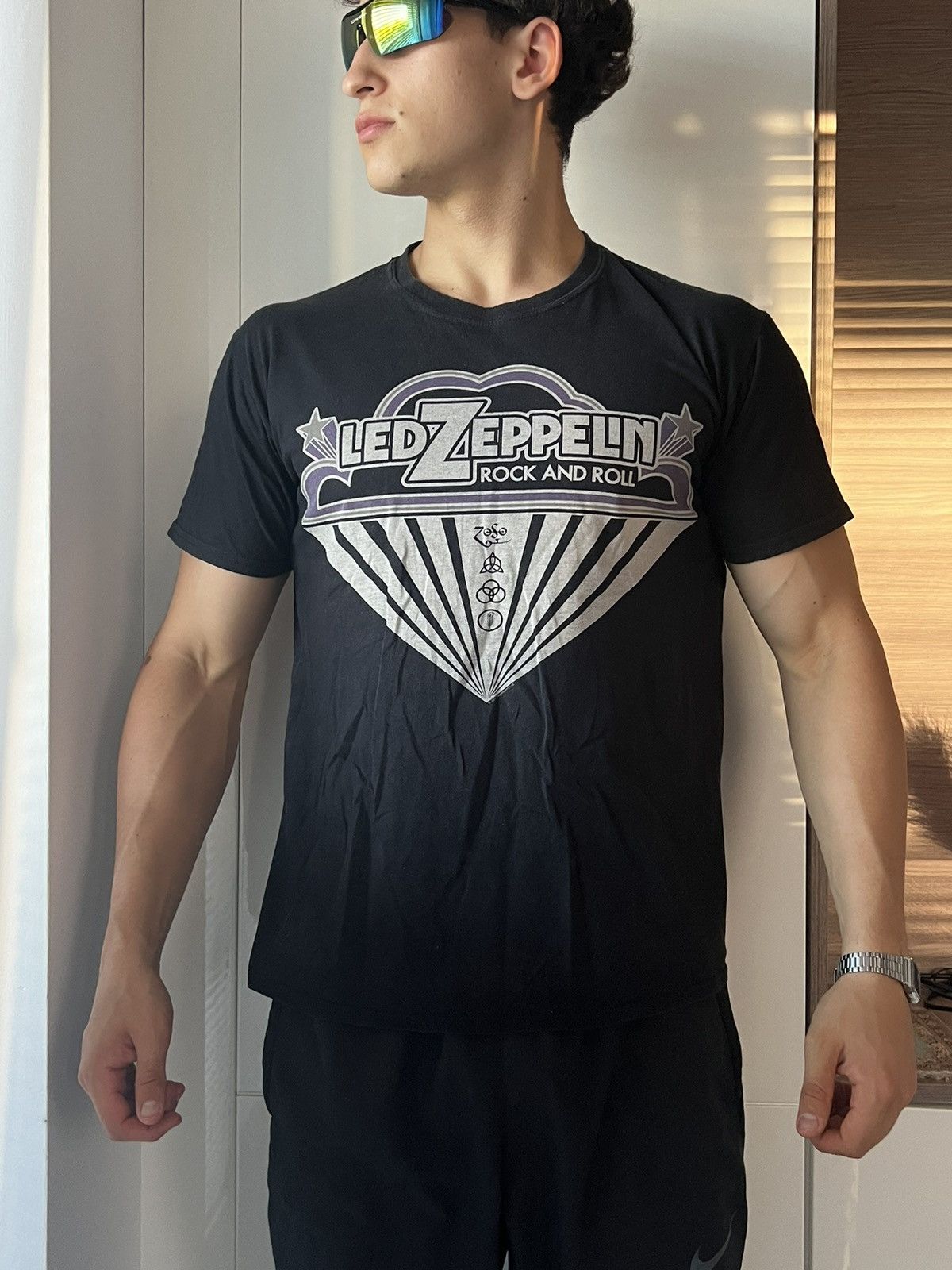 Band Tees × Vintage ‼️Led Zeppelin Archival Vintage Rock Band T-shirt‼️ Size US L / EU 52-54 / 3 - 11 Thumbnail