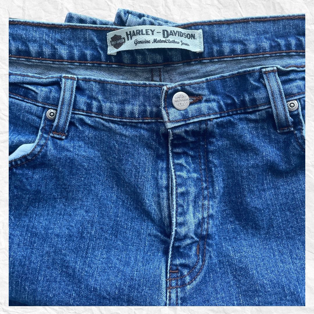 Harley Davidson Harley Davidson Straight Leg Blue Denim Pants size 16L Size US 36 / EU 52 - 3 Thumbnail