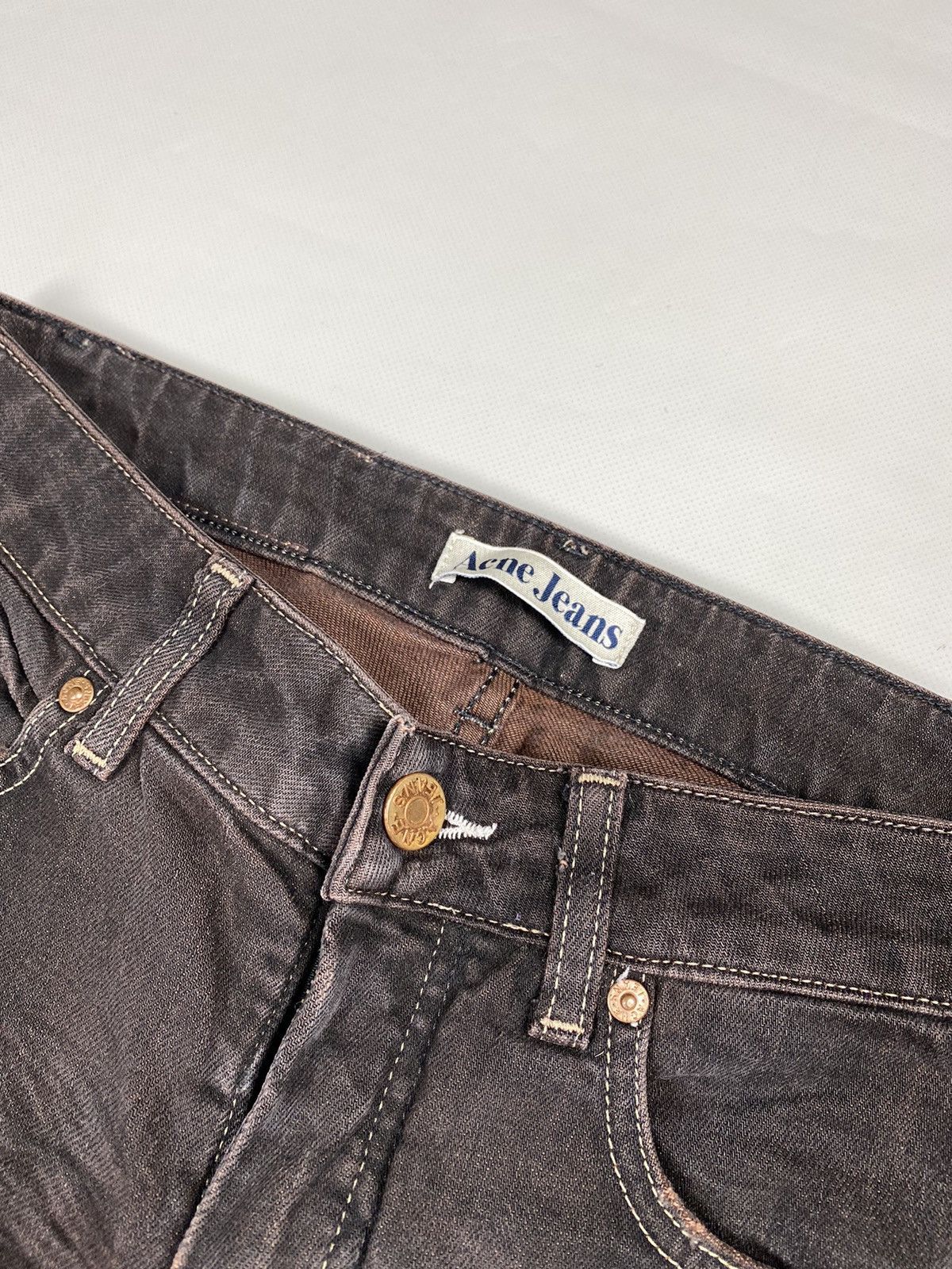 Acne Studios Acne Jeans Hex Earth ladies jeans size 27 / 32 Size 27" / US 4 / IT 40 - 12 Thumbnail