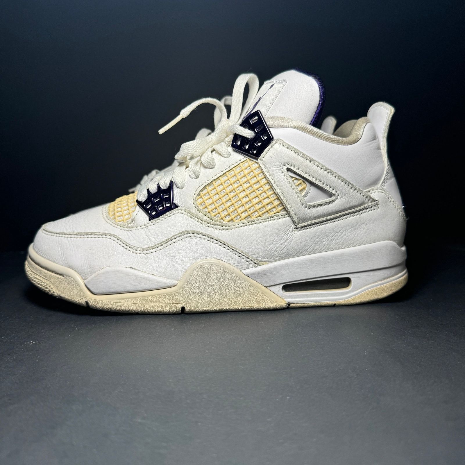 Jordan Brand × Nike Size 8 - Nike Air Jordan 4 Retro Purple Metallic Men's Shoes Size US 8 / EU 41 - 8 Thumbnail