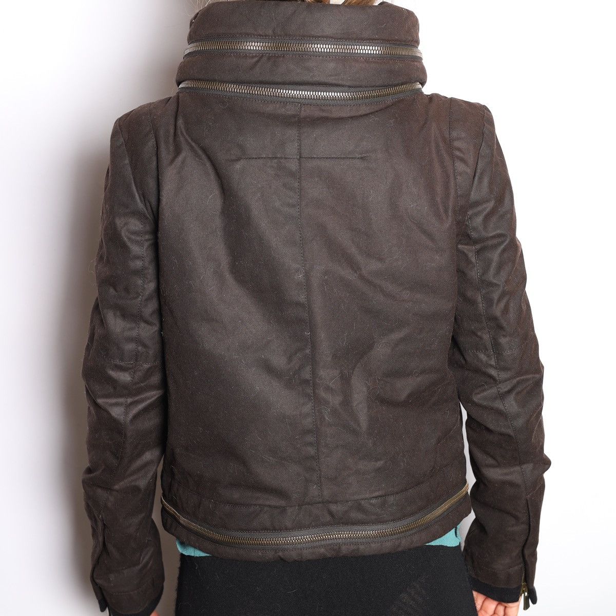 Givenchy Givenchy Archive Brown Fleece Lined Flight Jacket Zipper Size XS / US 0-2 / IT 36-38 - 4 Thumbnail
