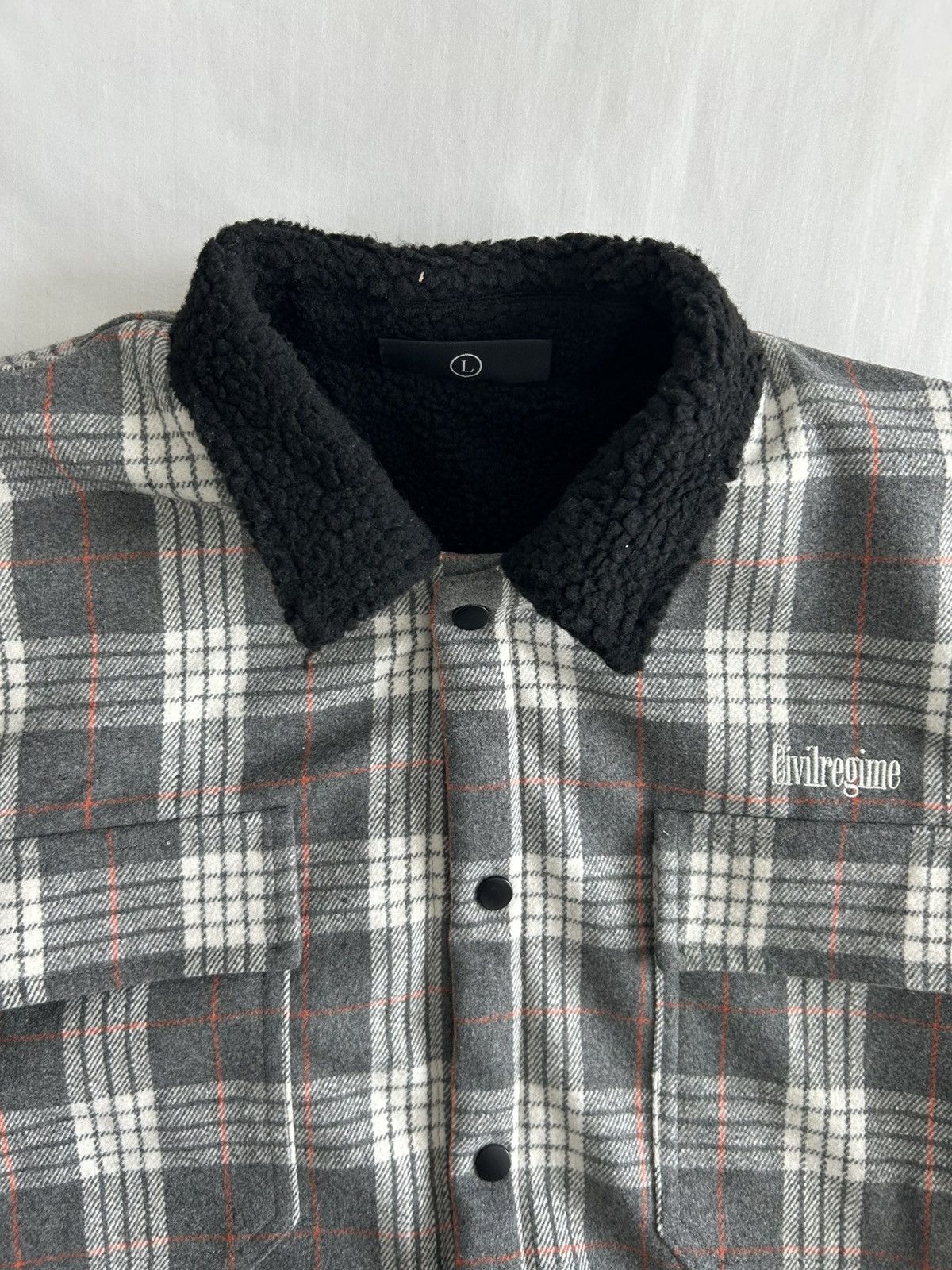 Civil Regime Civil Regime Sherpa Lined Flannel Embroidered Size US L / EU 52-54 / 3 - 7 Thumbnail