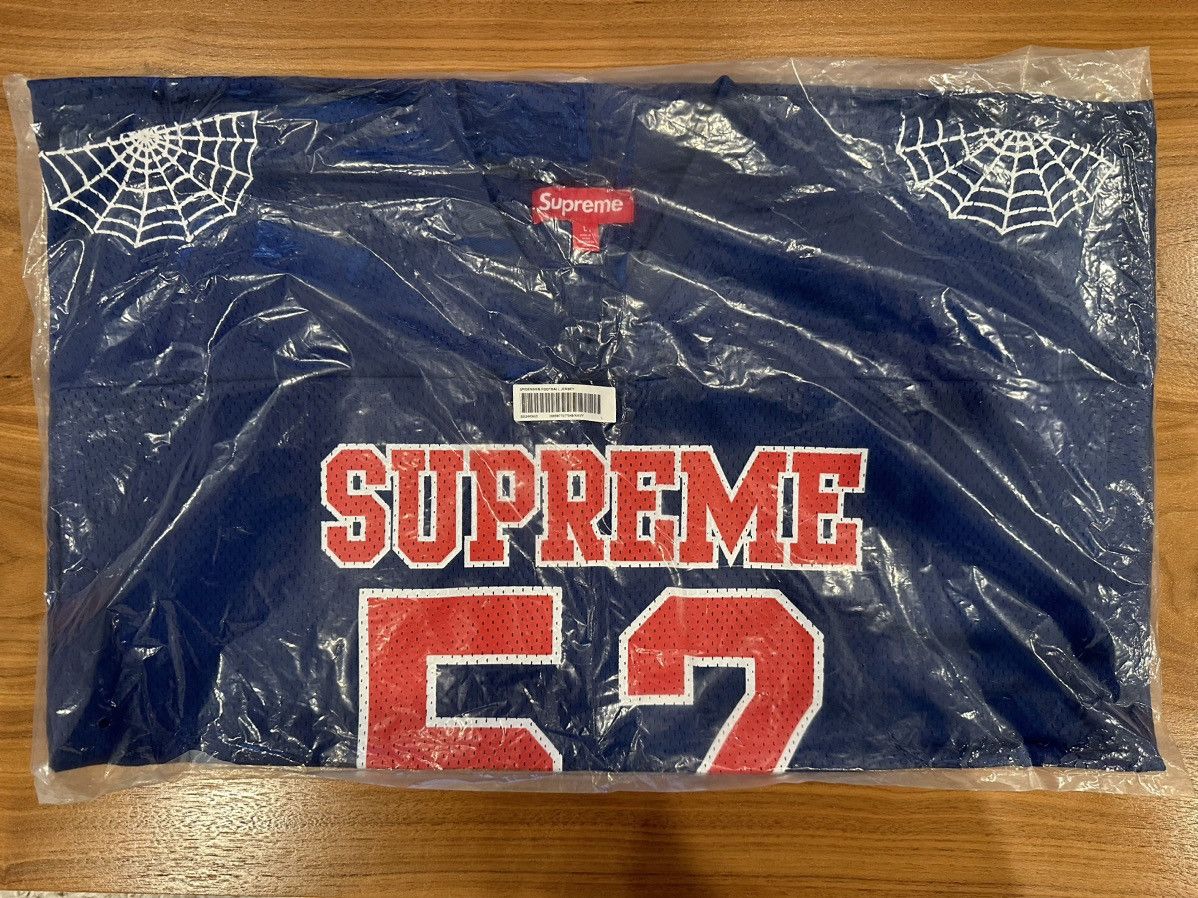 Supreme Supreme Spiderweb Football Jersey Navy - Large (L) SS24