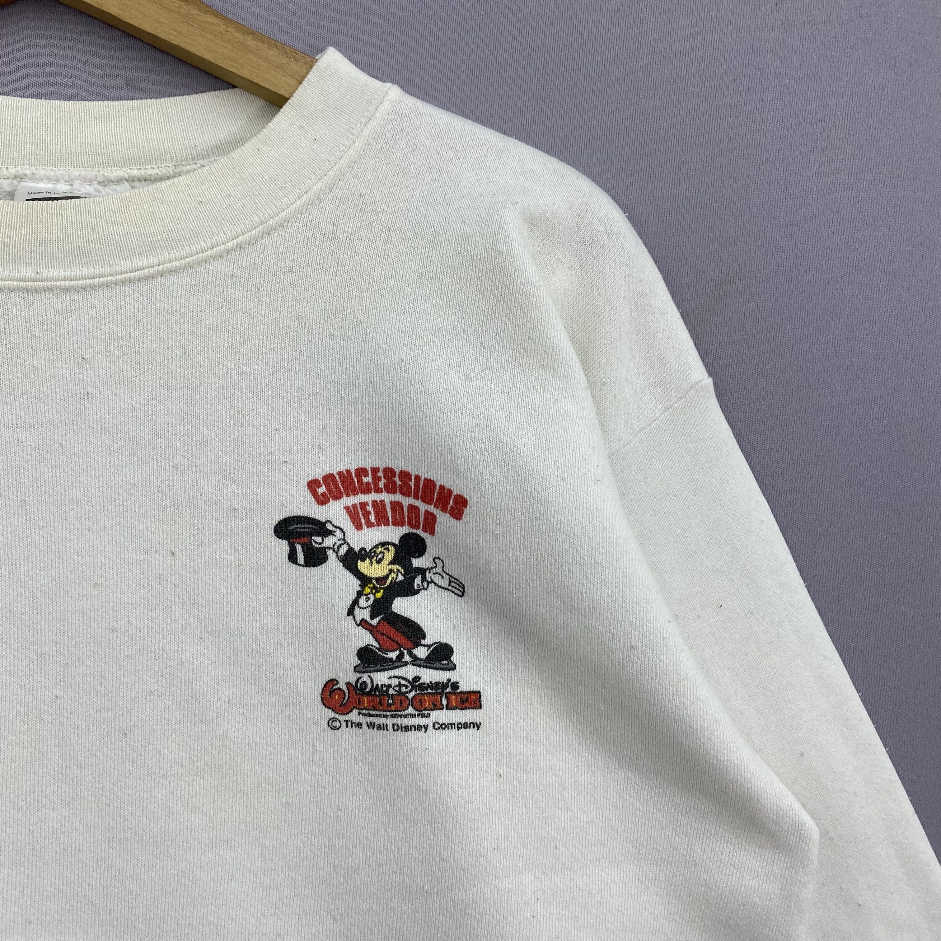 Mickey Mouse Vintage 80s Mickey Mouse Sweatshirt Concessions Vendor Size US M / EU 48-50 / 2 - 3 Thumbnail