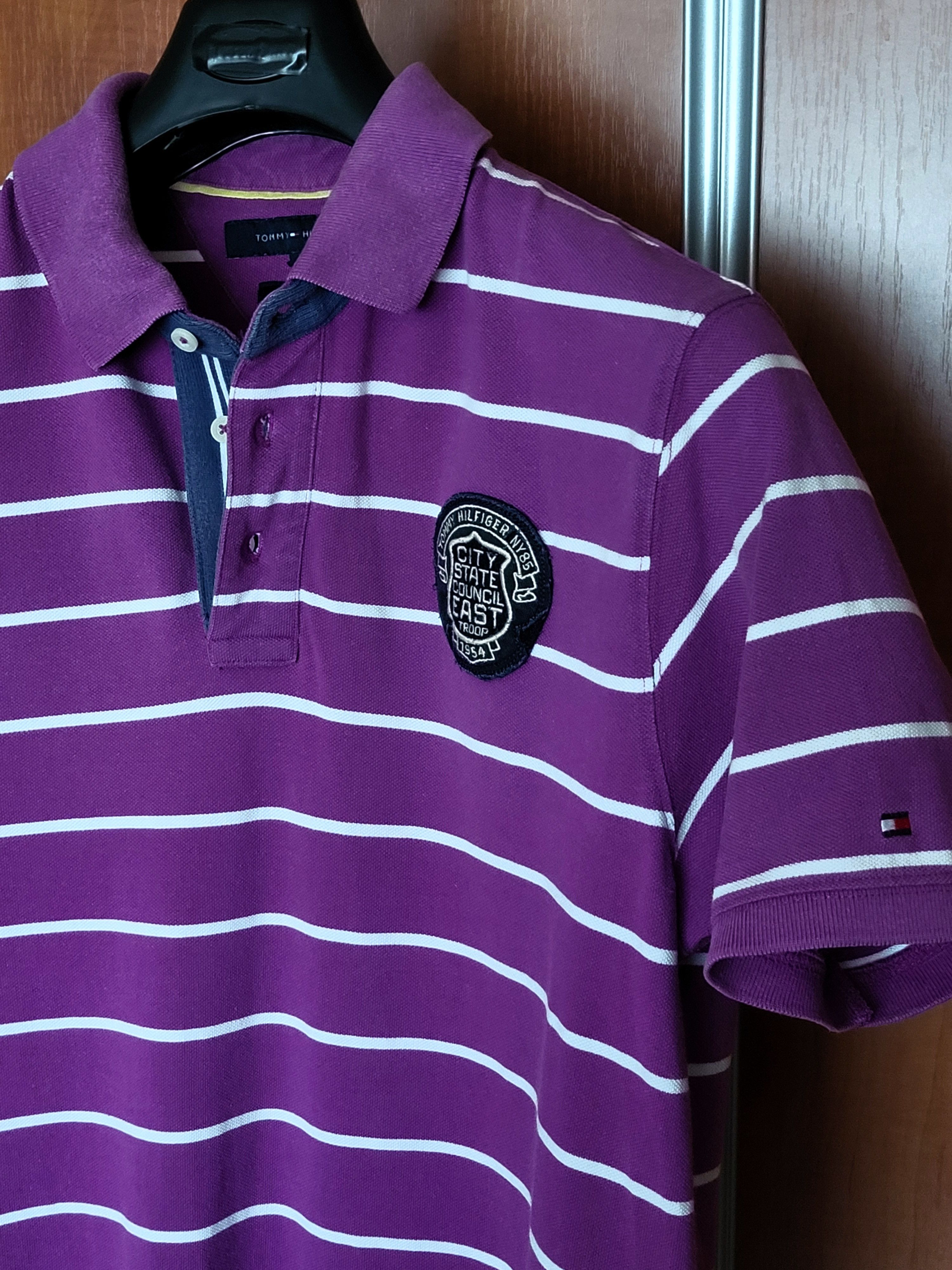 Tommy Hilfiger Vintage 90s Tommy Hilfiger Polo Shirt Size XL but fit L Size US XL / EU 56 / 4 - 2 Thumbnail