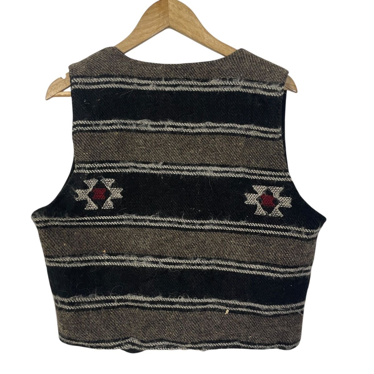 Chicos Vintage Japanese Designer Aztex Navajo Art Wool Vest Size US M / EU 48-50 / 2 - 6 Thumbnail