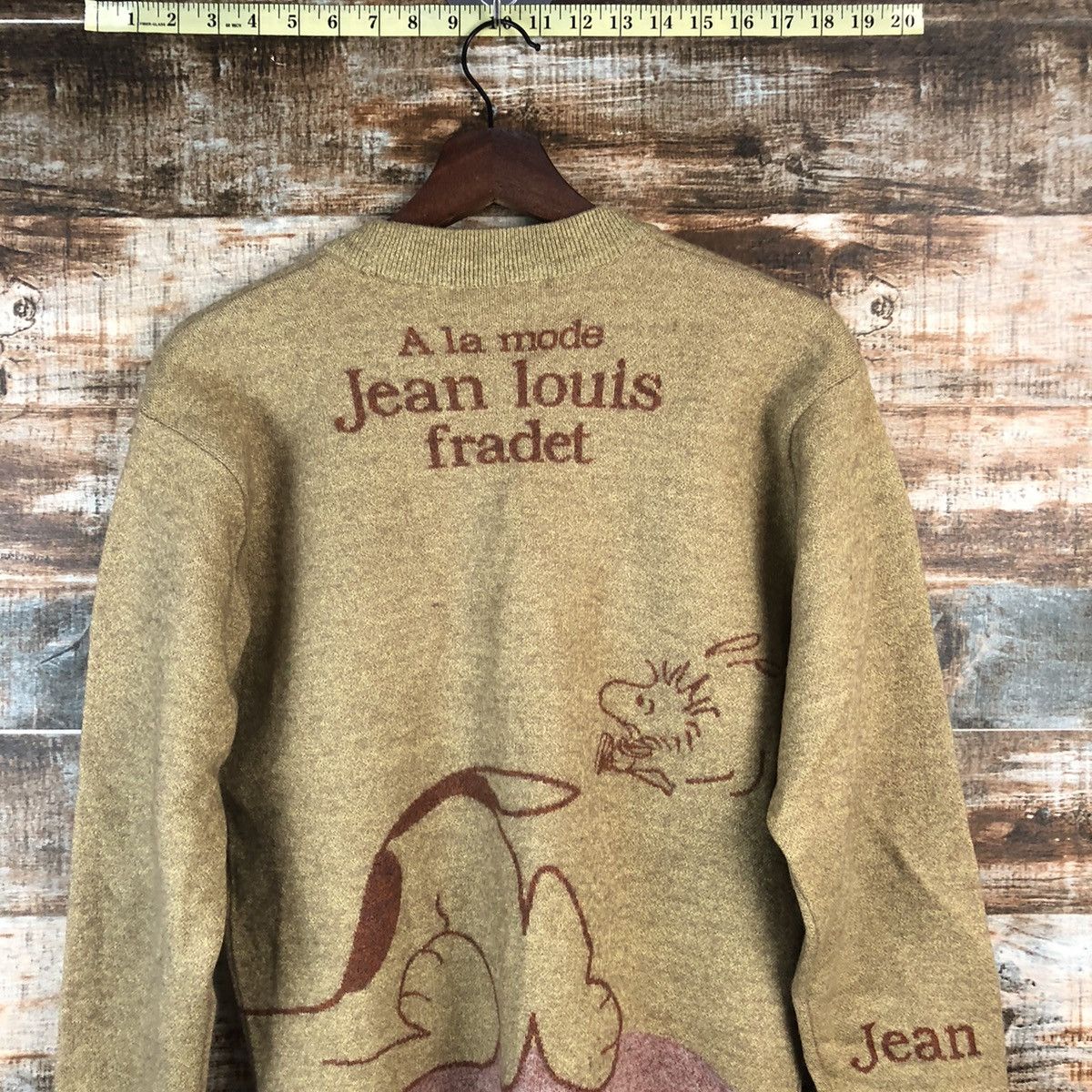 Japanese Brand DL Jean Louis Fradet Beige Cardigan Knitwear #C745 Size US M / EU 48-50 / 2 - 14 Thumbnail