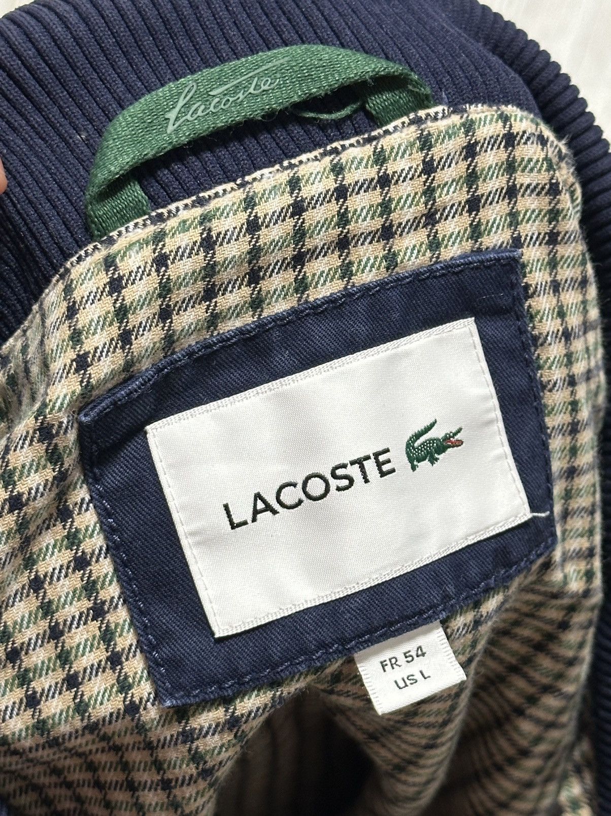 Lacoste Vintage Lacoste Distressed Denim Jacket Size US M / EU 48-50 / 2 - 6 Thumbnail