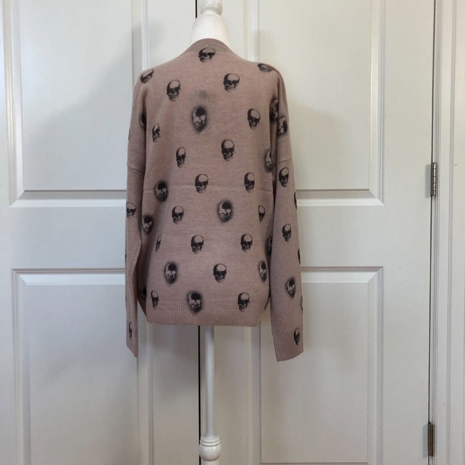 360Cashmere SKULL PRINT CASHMERE SWEATER from 360 cashmere Size XS / US 0-2 / IT 36-38 - 3 Thumbnail