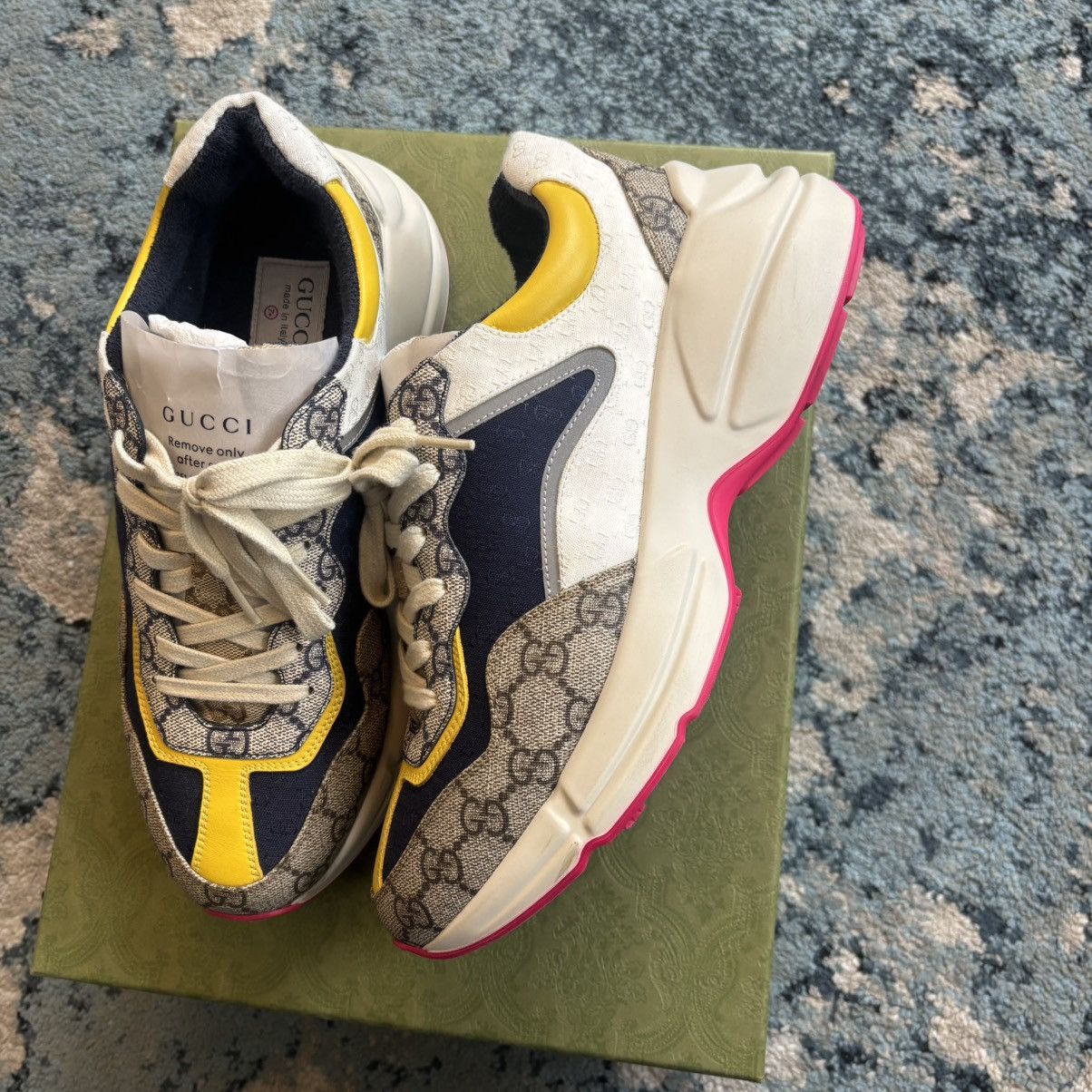 Gucci Gucci Rhyton Sneaker Size 7.5G (8-8.5US) Worn Lightly Og All Size US 8.5 / EU 41-42 - 2 Thumbnail
