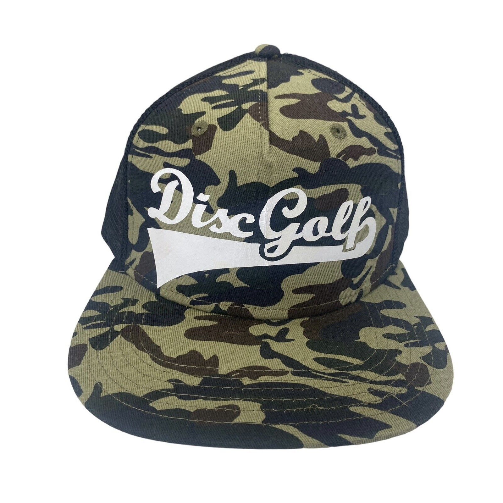 The Unbranded Brand Disc Golf DISCGOLF BASEBALL Logo Hat Trucker Cap Snap Back Size ONE SIZE - 1 Thumbnail