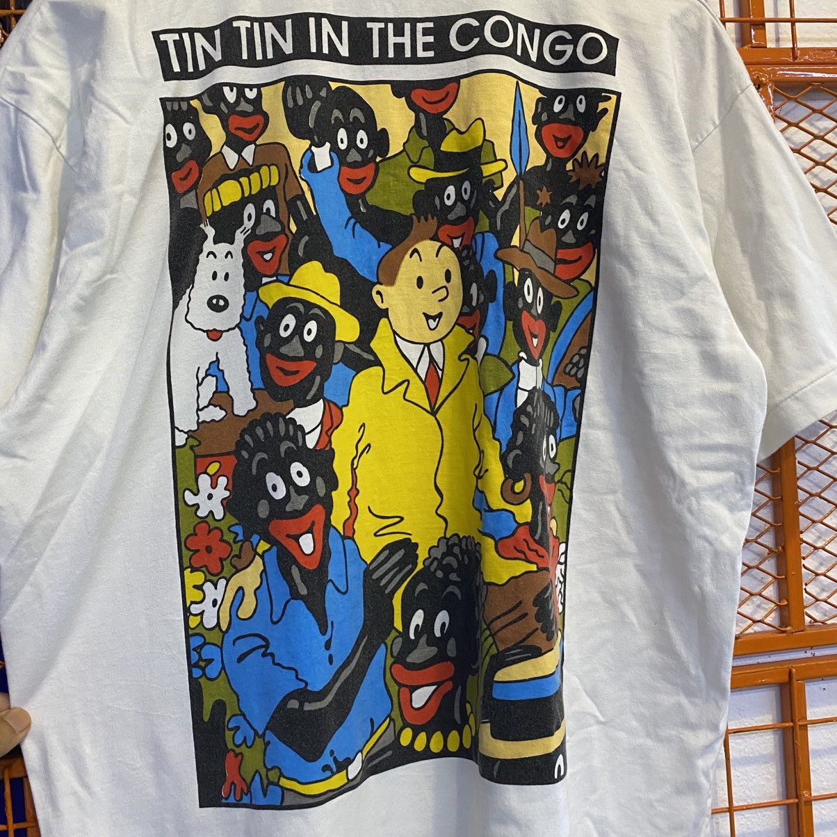 Vintage Vintage Tintin Cartoon Network Tshirt Size US L / EU 52-54 / 3 - 3 Thumbnail