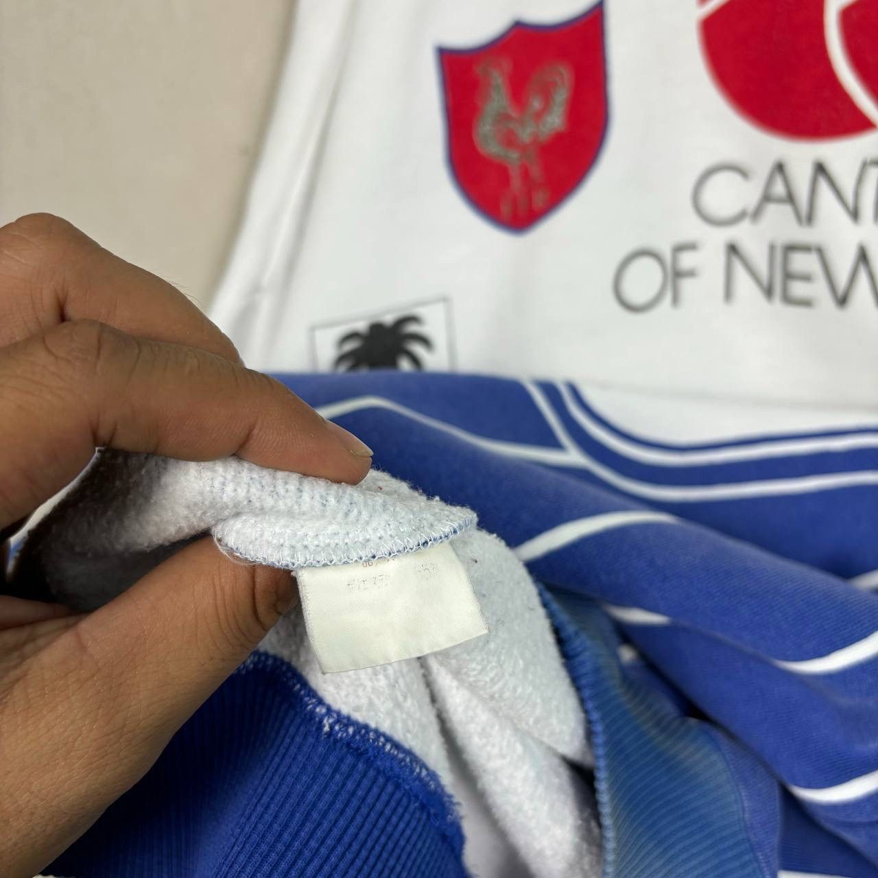 Canterbury of New Zealand Canterbury Rugby World Cup Sweatshirt Thrashed Distressed Size US L / EU 52-54 / 3 - 15 Thumbnail