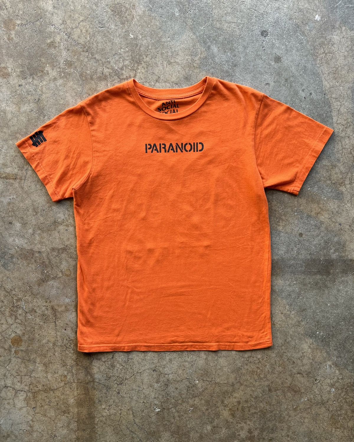 Anti Social Social Club × Undefeated ASS x Undefeated Paranoid T Shirt Size US S / EU 44-46 / 1 - 1 Thumbnail