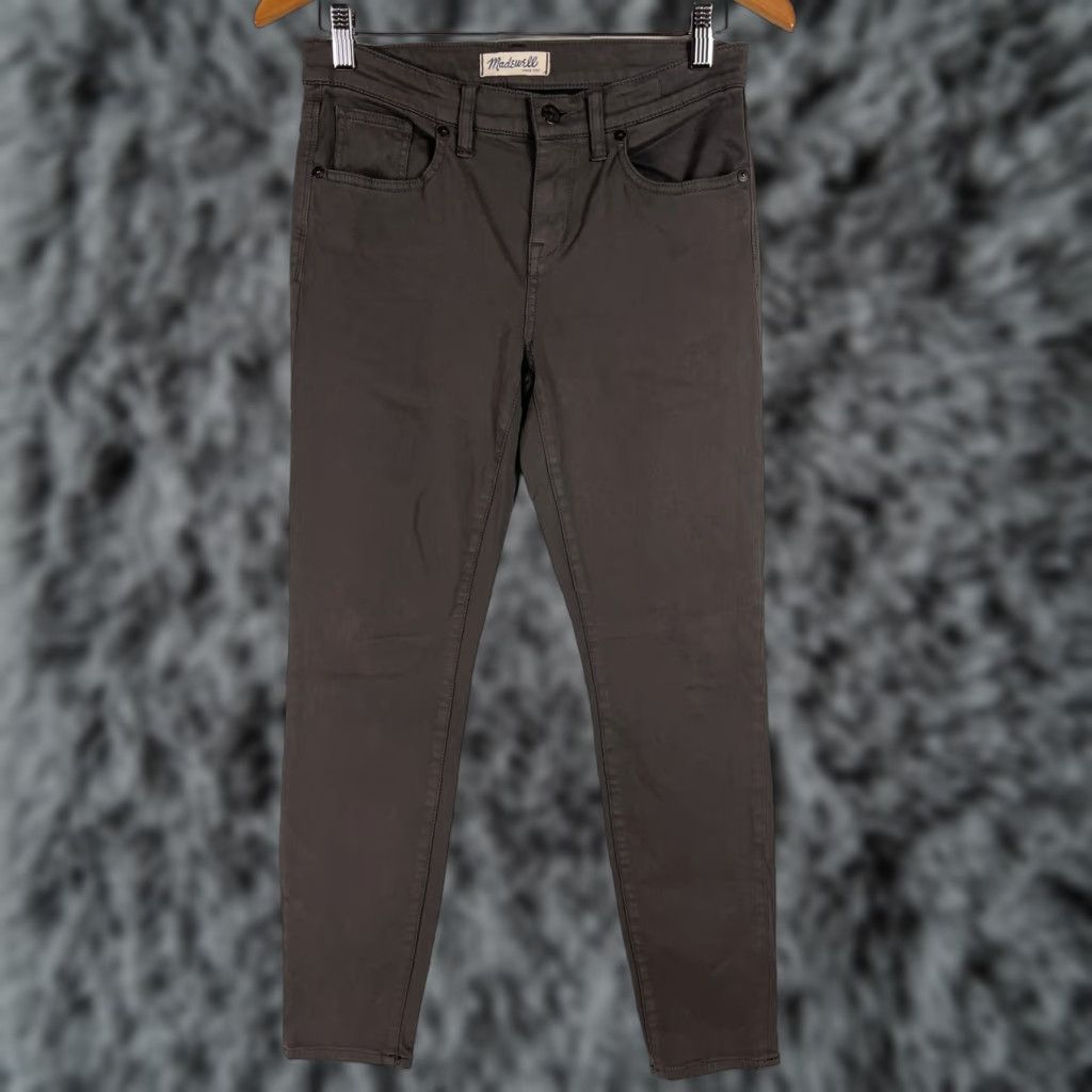 Madewell Madewell Skinny Pants Sz 28 Grey Stretch GUC Womens Skinny Size 28" / US 6 / IT 42 - 1 Thumbnail