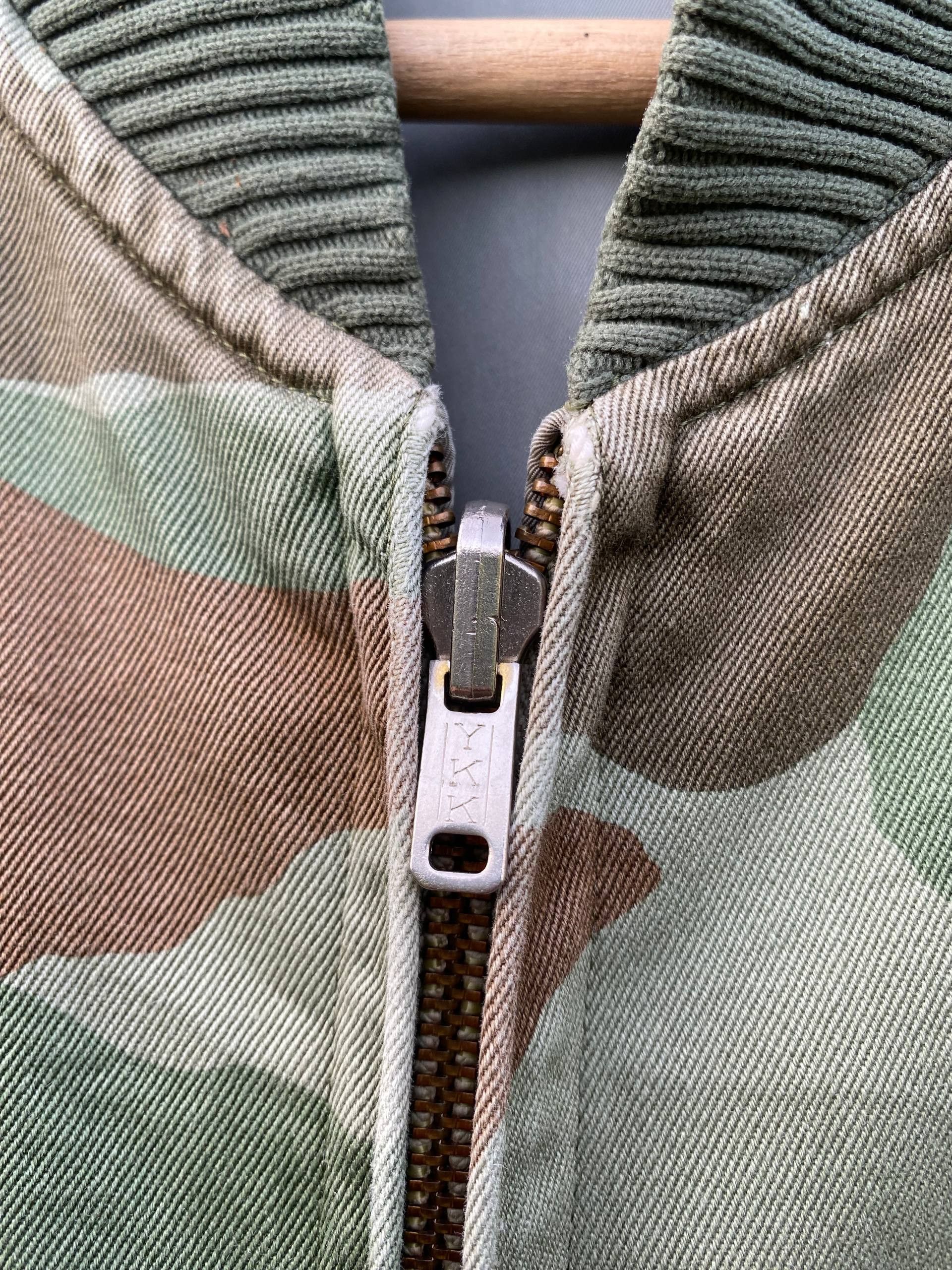 Vintage Vintage 80s Reversible MA-1 Bomber Jacket Camo/Sage Green Size US M / EU 48-50 / 2 - 6 Thumbnail