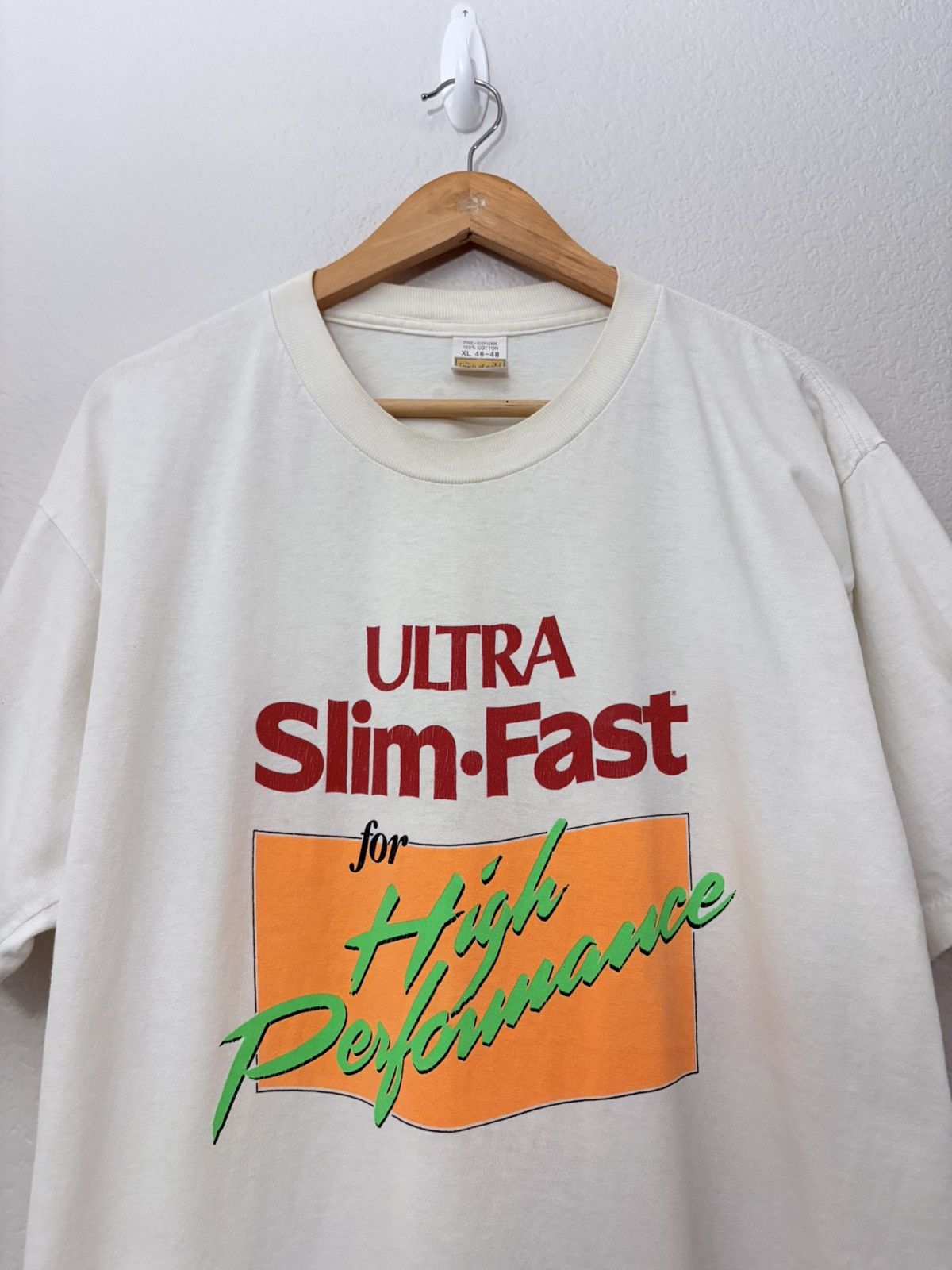 Vintage 90’s Ultra Slim Fast High Performance Vintage Exercise Tee Size US XL / EU 56 / 4 - 2 Thumbnail