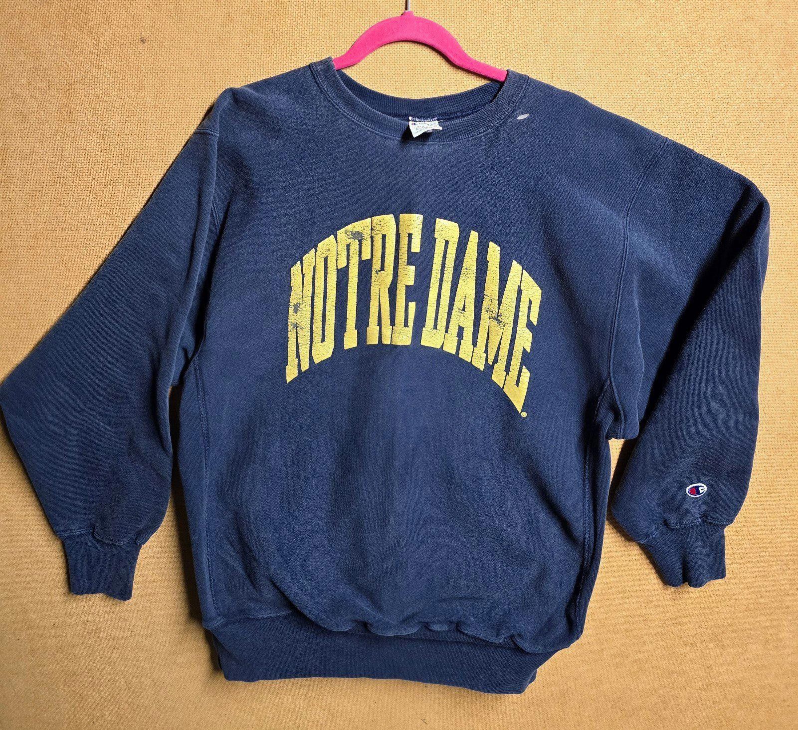 Champion Vintage Champion Reverse Weave Men’s XXL Crewneck Notre Dame Size US XXL / EU 58 / 5 - 1 Thumbnail