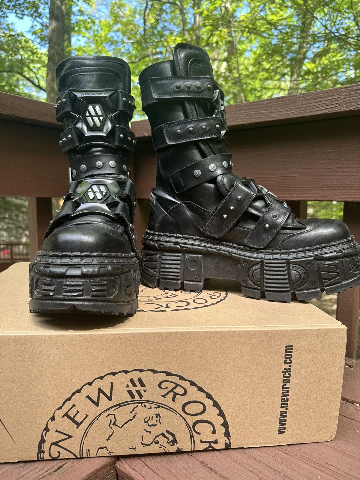 New Rock NEW ROCK M-WALL422-S2 BOOTS Size US 13 / EU 46 - 6 Thumbnail