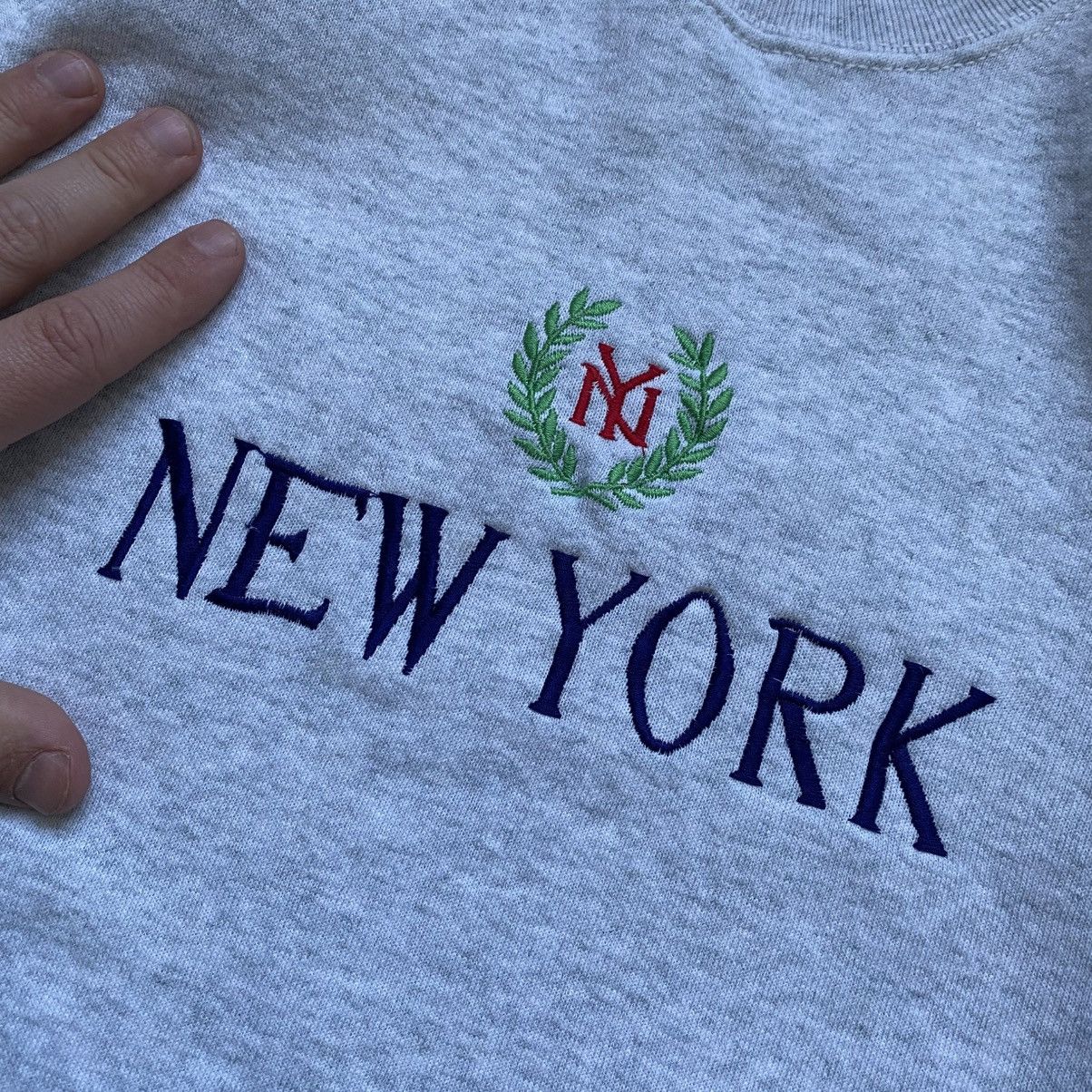 I Love NY 🇺🇸 Vintage 80-90s New York USA logo sweatshirt Center logo Size US XL / EU 56 / 4 - 4 Thumbnail