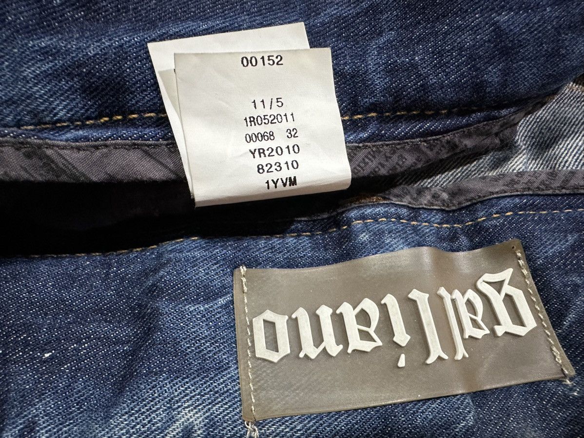 🔥Y2K Archived Galliano Gimmick Pocket Distressed Denim