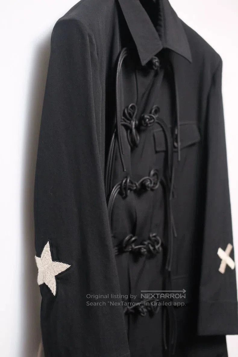 Yohji Yamamoto Yohji Yamamoto Star Embroidery Coat. Size US S / EU 44-46 / 1 - 6 Thumbnail