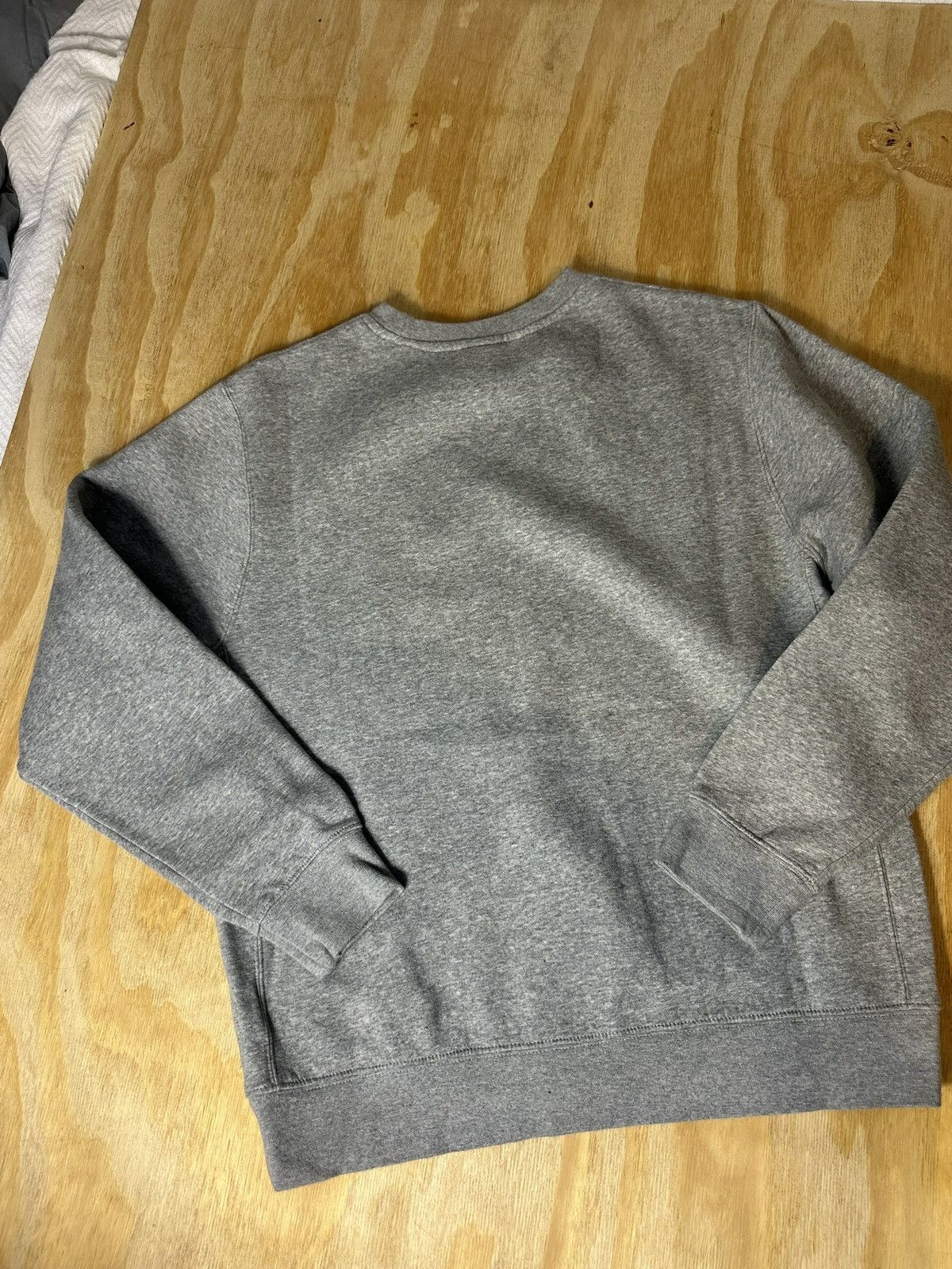 Nike Nike Grey Crewneck Pullover Sweatshirt Classic Swoosh Medium Size US M / EU 48-50 / 2 - 6 Thumbnail