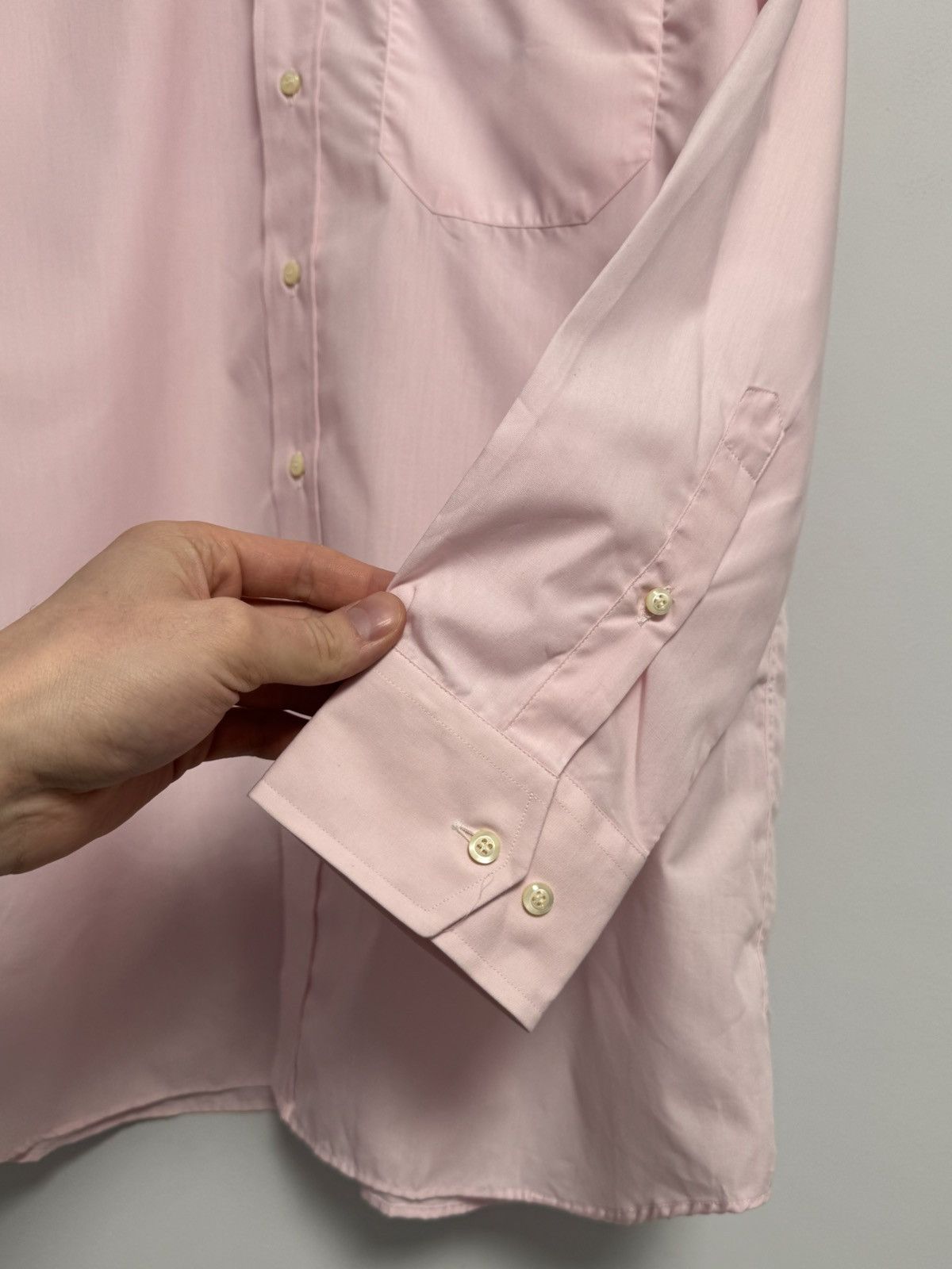 Christian Dior Monsieur Christian Dior Jeune Homme Light Pink Button Up Long Sleeve Size US XL / EU 56 / 4 - 15 Thumbnail