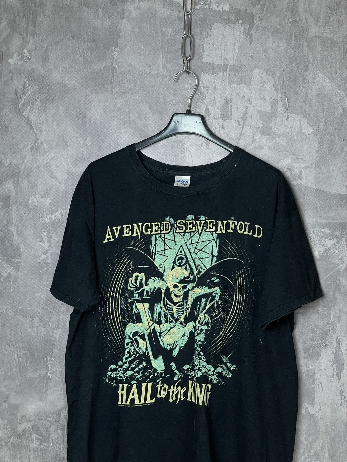 Band Tees × Vintage Avenged Sevenfold Band Tee Shirt Large Black Promo Merch Size US L / EU 52-54 / 3 - 2 Thumbnail