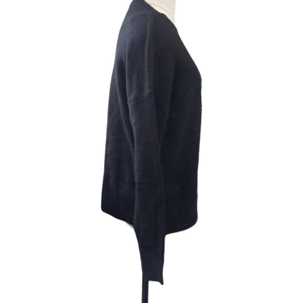 Designer CT1773 Staccato Black Christmas Tree Sweater S Size S / US 4 / IT 40 - 2 Thumbnail