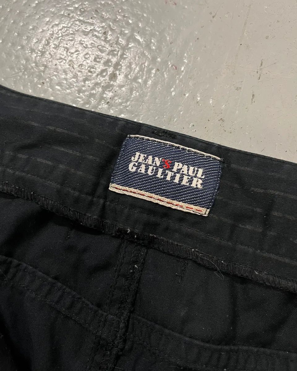 Jean Paul Gaultier Jean Paul Gaultier Black Classy Striped Pants Size 25" / US 0 / IT 36 - 11 Thumbnail