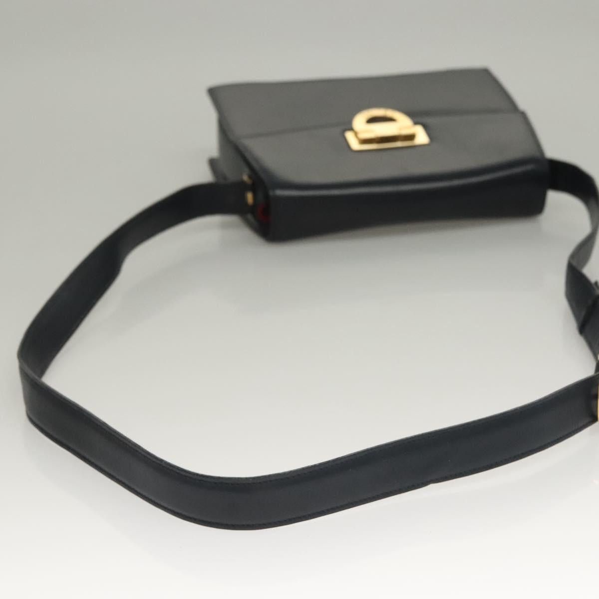Celine CELINE Shoulder Bag Leather Navy Gold Size ONE SIZE - 7 Thumbnail