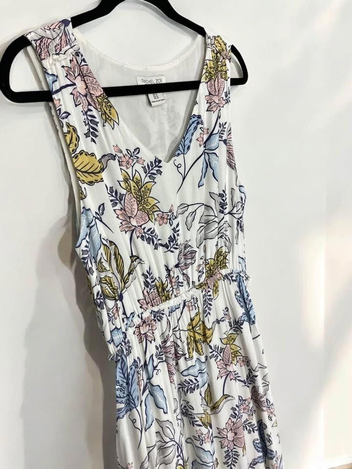 Designer Floral Print Sleeveless Dress by Rachel Zoe Size M / US 6-8 / IT 42-44 - 4 Thumbnail