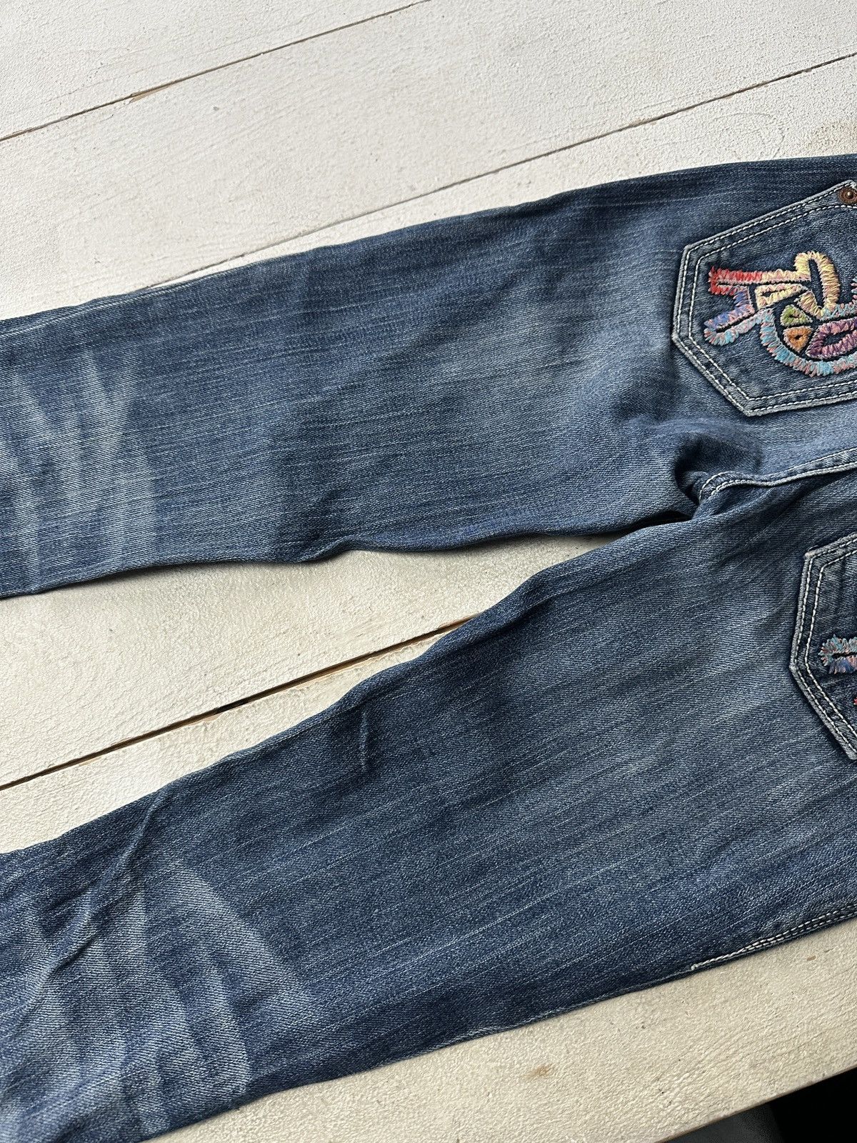 Christian Audigier 🚨 OPIUM ED HARDY CHRISTIAN AUDIGER C BAR A CA BIG LOGO JEANS Size 25" / US 0 / IT 36 - 3 Thumbnail