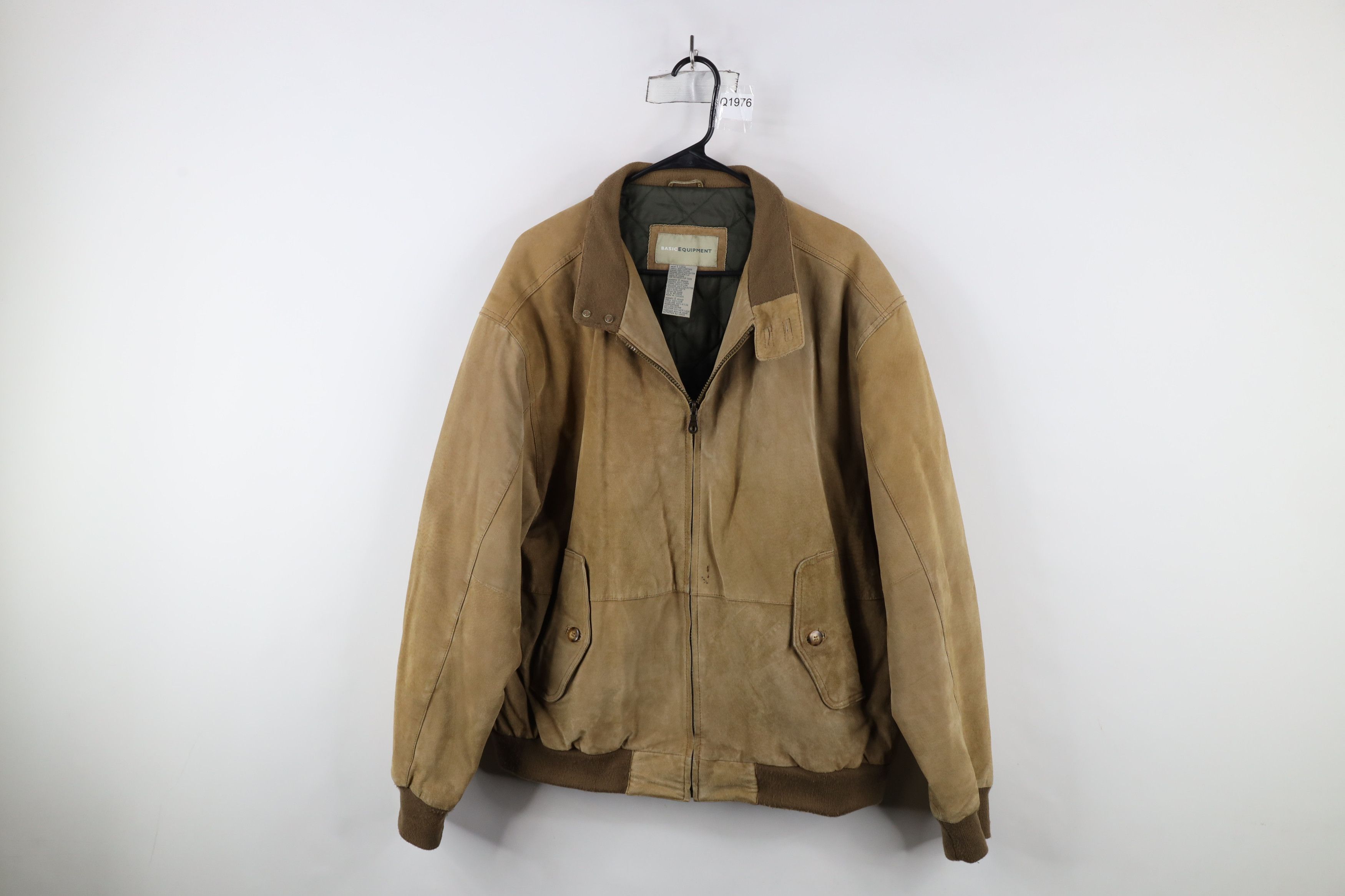 Vintage Vintage 90s Streetwear Leather Cafe Racer Bomber Jacket Size US L / EU 52-54 / 3 - 1 Thumbnail