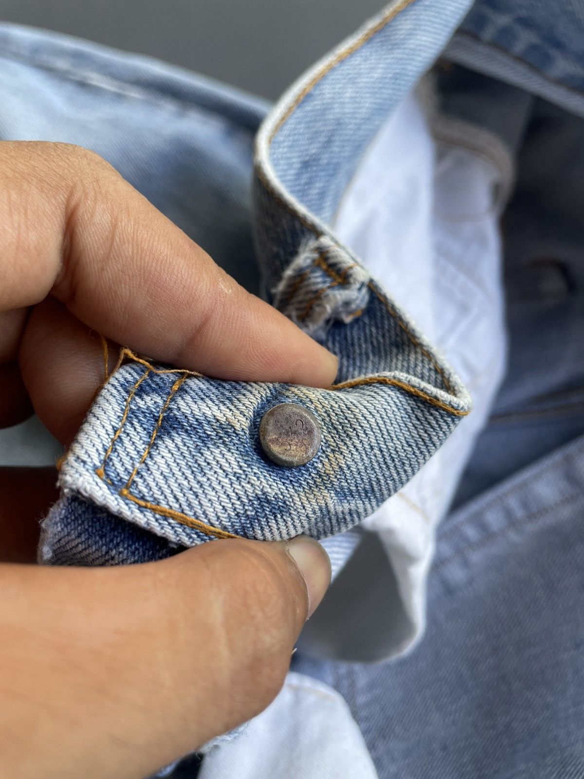 Levi's Vtg 80s Levis 501 532 Blue Jeans Size US 30 / EU 46 - 6 Thumbnail