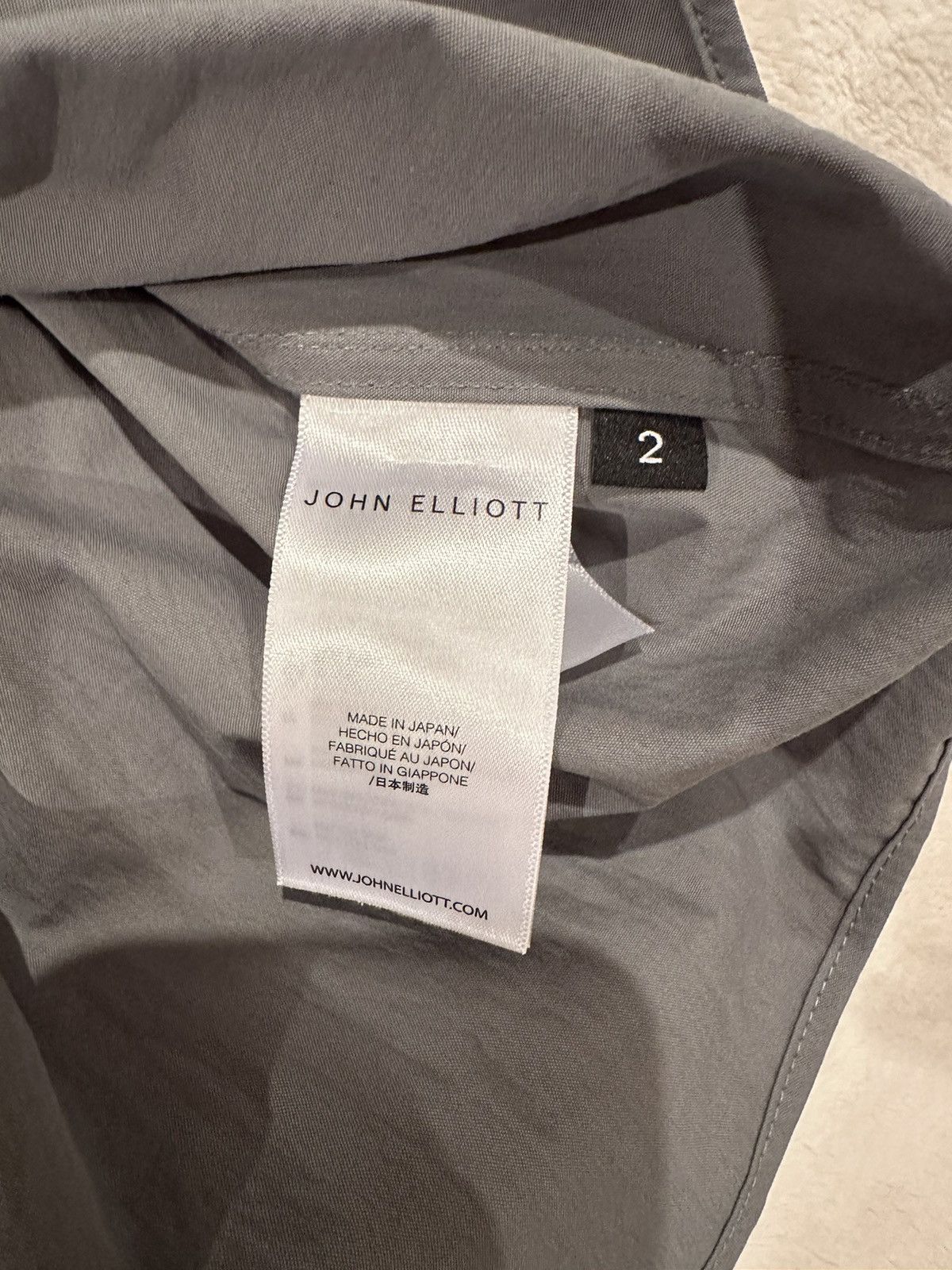 John Elliott John Elliott SS Cloak Button Up Teal Size US M / EU 48-50 / 2 - 6 Thumbnail