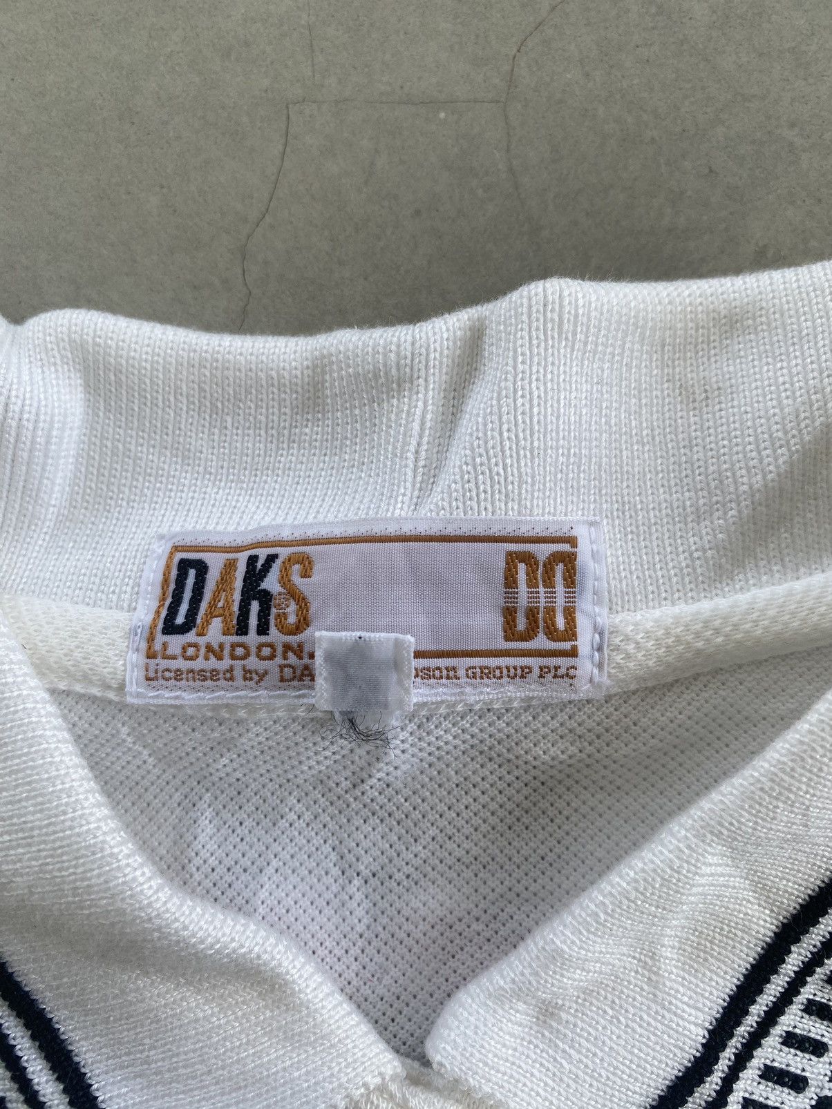 DAKS × Vintage VINTAGE DAKS LONDON EMBROIDERY L/S POLO Size US M / EU 48-50 / 2 - 3 Thumbnail